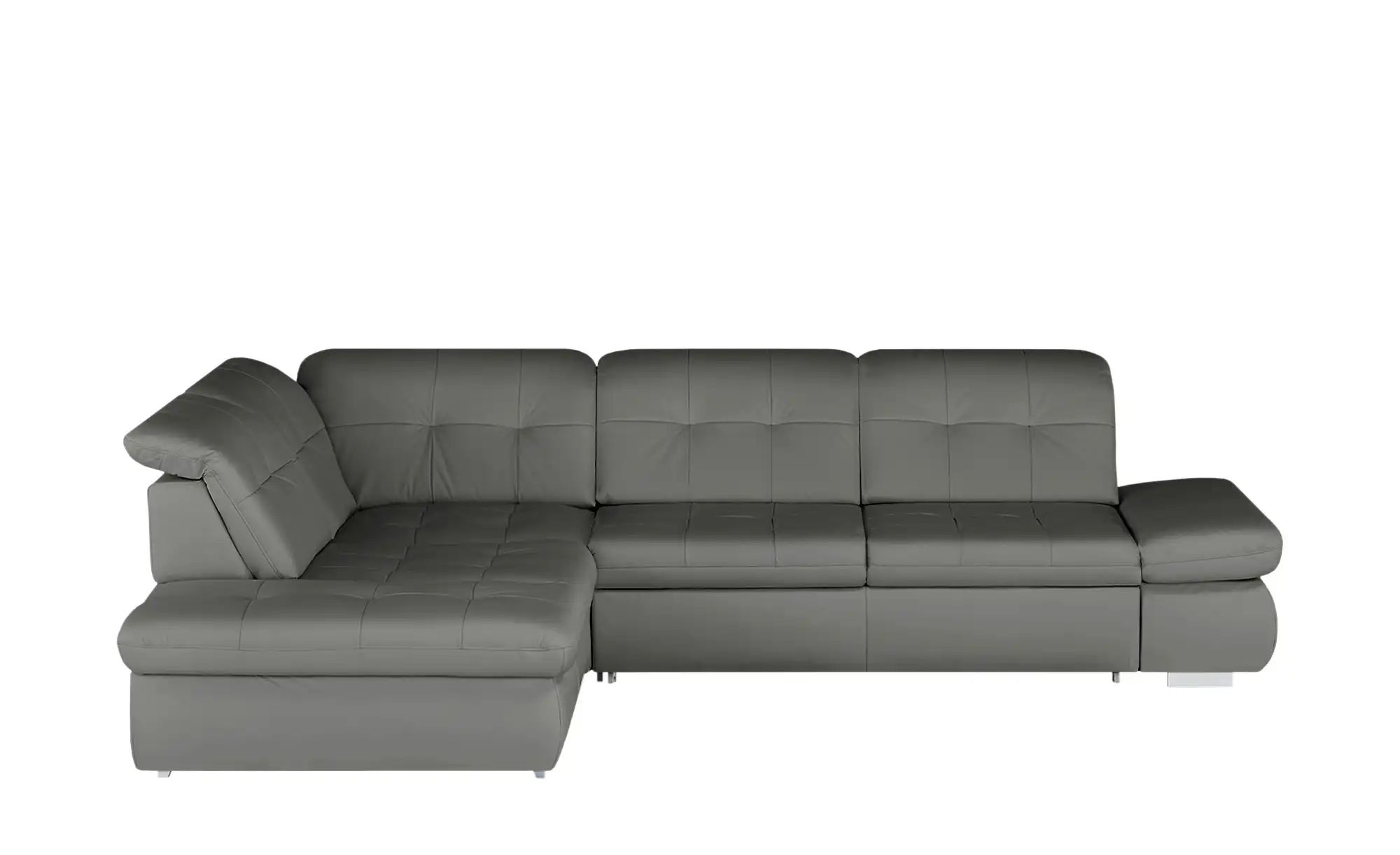 Lounge Collection Ecksofa Leder  Spencer ¦ grau ¦ Maße (cm): B: 323 H: 102 günstig online kaufen