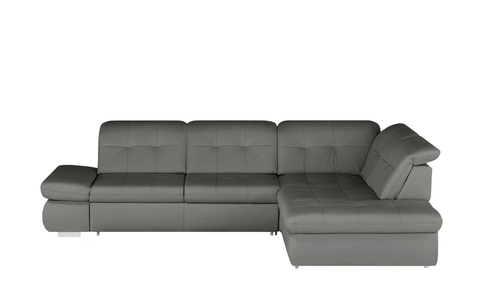 Lounge Collection Ecksofa Leder  Spencer ¦ grau ¦ Maße (cm): B: 323 H: 102 günstig online kaufen