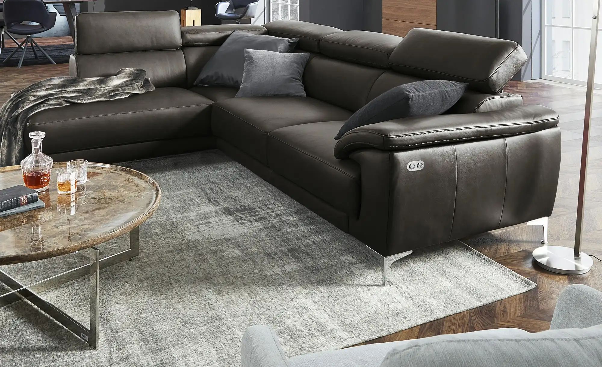 Max Schelling Ecksofa  Vita ¦ braun ¦ Maße (cm): B: 209 H: 79 T: 293 Polste günstig online kaufen