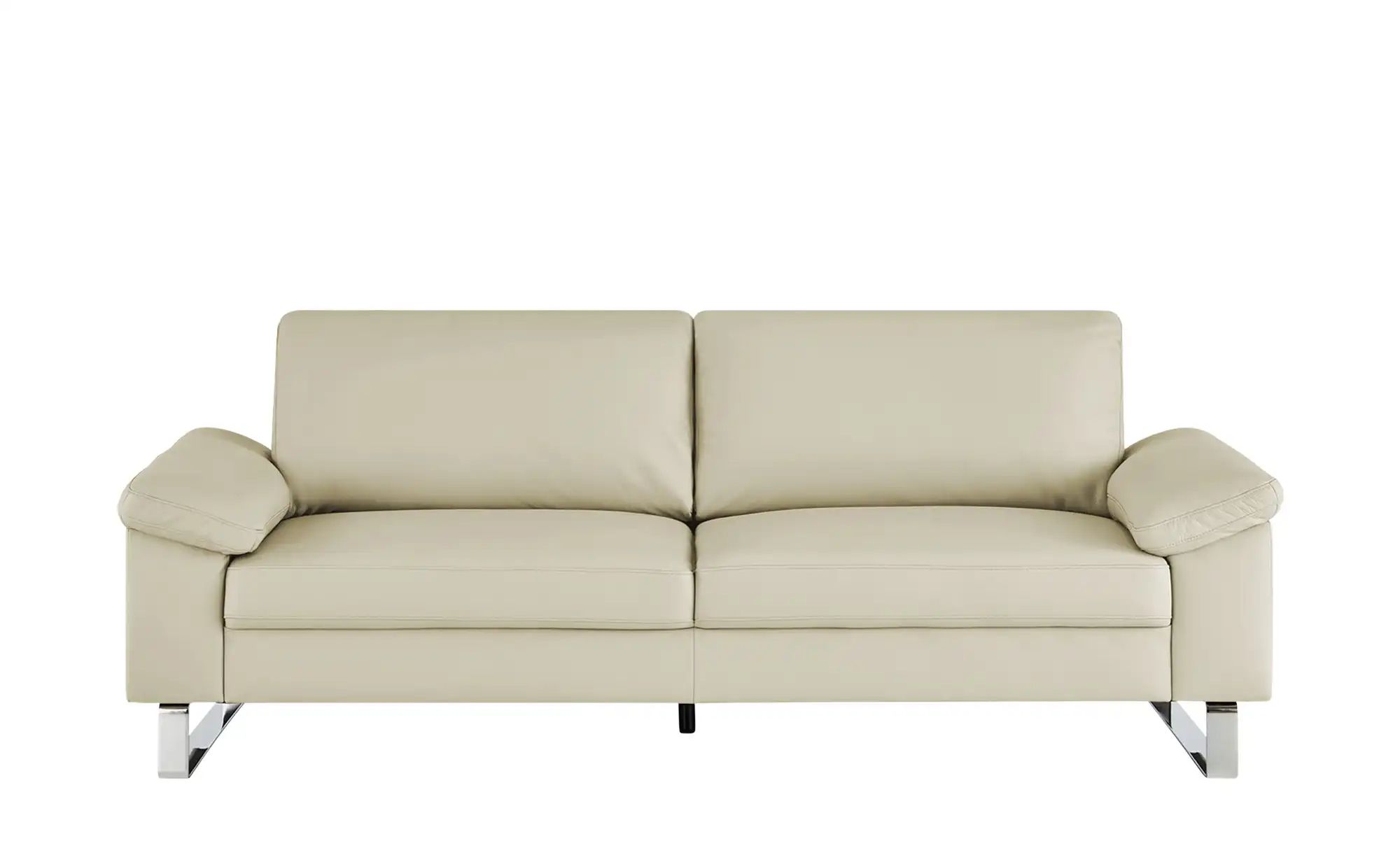 Max Schelling Ledersofa aus Echtleder Maximum ¦ beige ¦ Maße (cm): B: 224 H günstig online kaufen