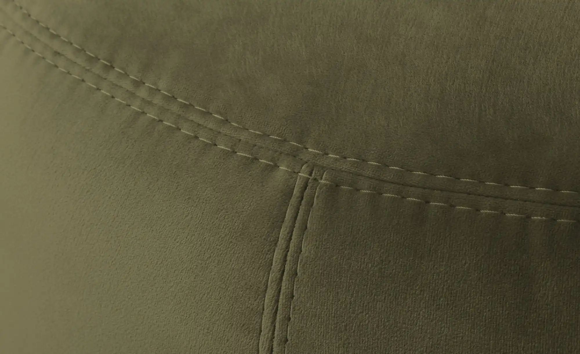 Thumbnail - Samt Hocker  Amadi ¦ grün ¦ Maße (cm): B: 60 H: 40 Polstermöbel > Hocker - Höffner