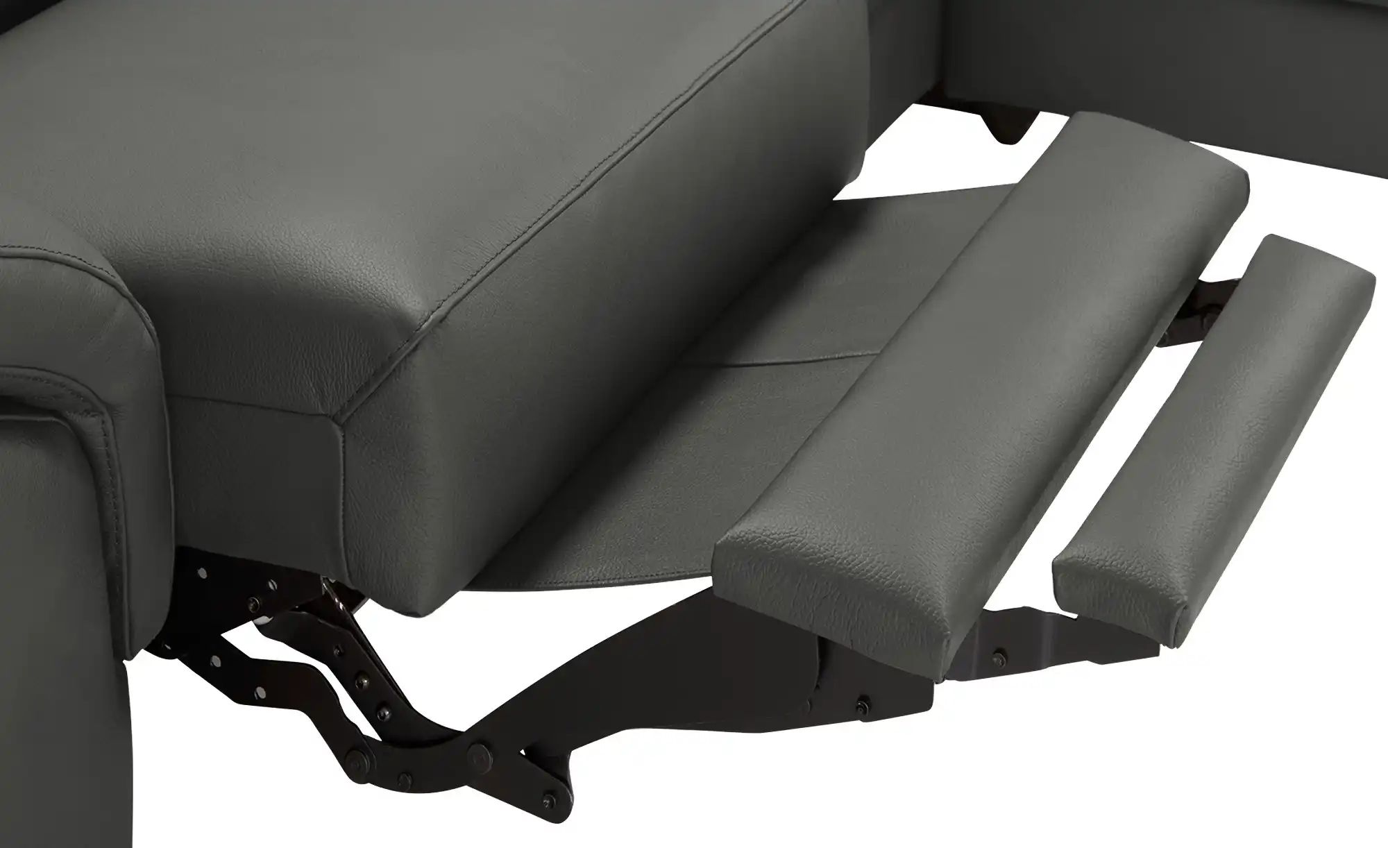 Thumbnail - uno Ecksofa Leder Dallas ¦ grau ¦ Maße (cm): B: 283 H: 74 T: 228.0 Polstermöbel > Sofas > Ecksofas - Höffner