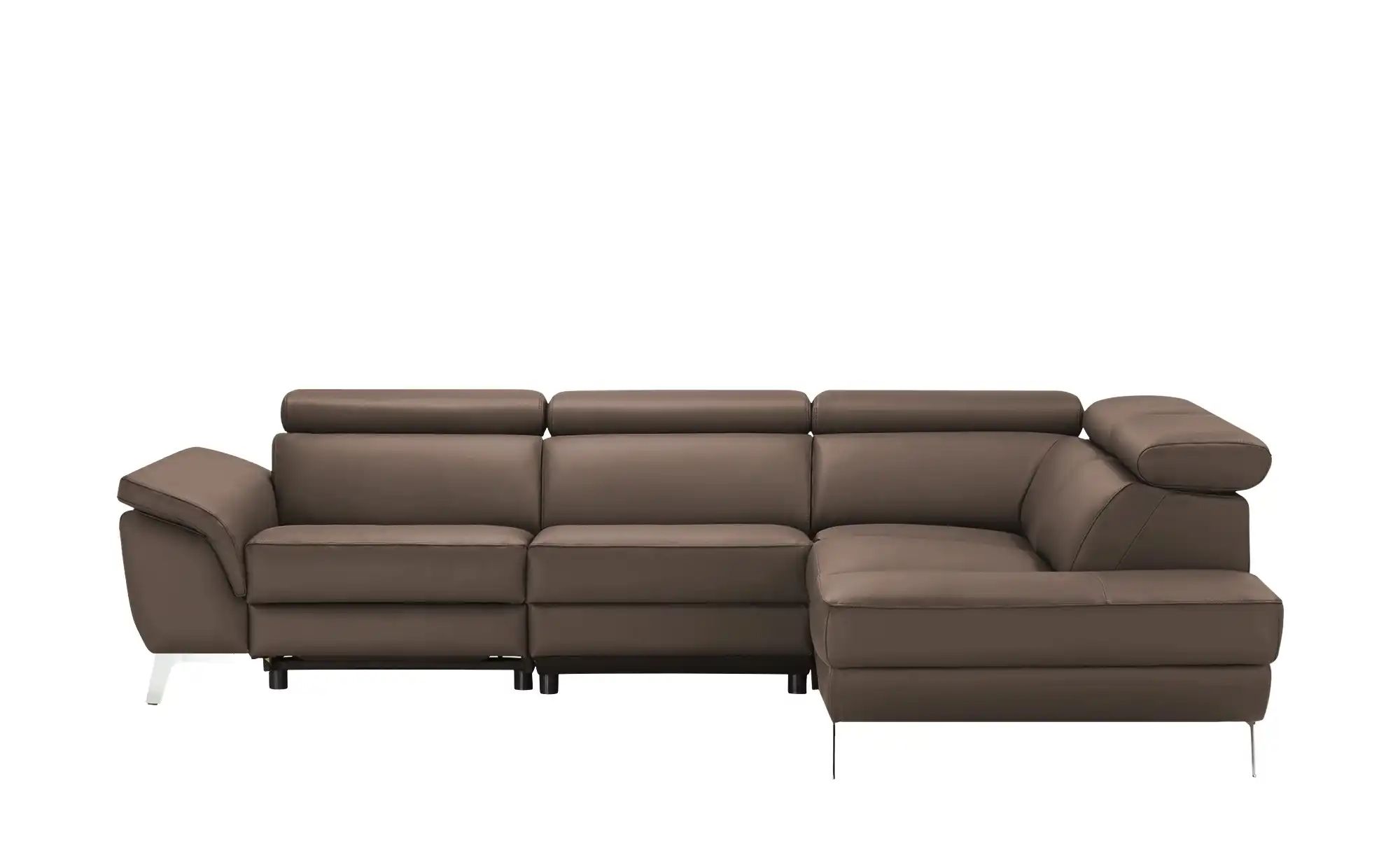 uno Ecksofa Leder  Dallas ¦ braun ¦ Maße (cm): B: 283 H: 74 T: 228 Polsterm günstig online kaufen