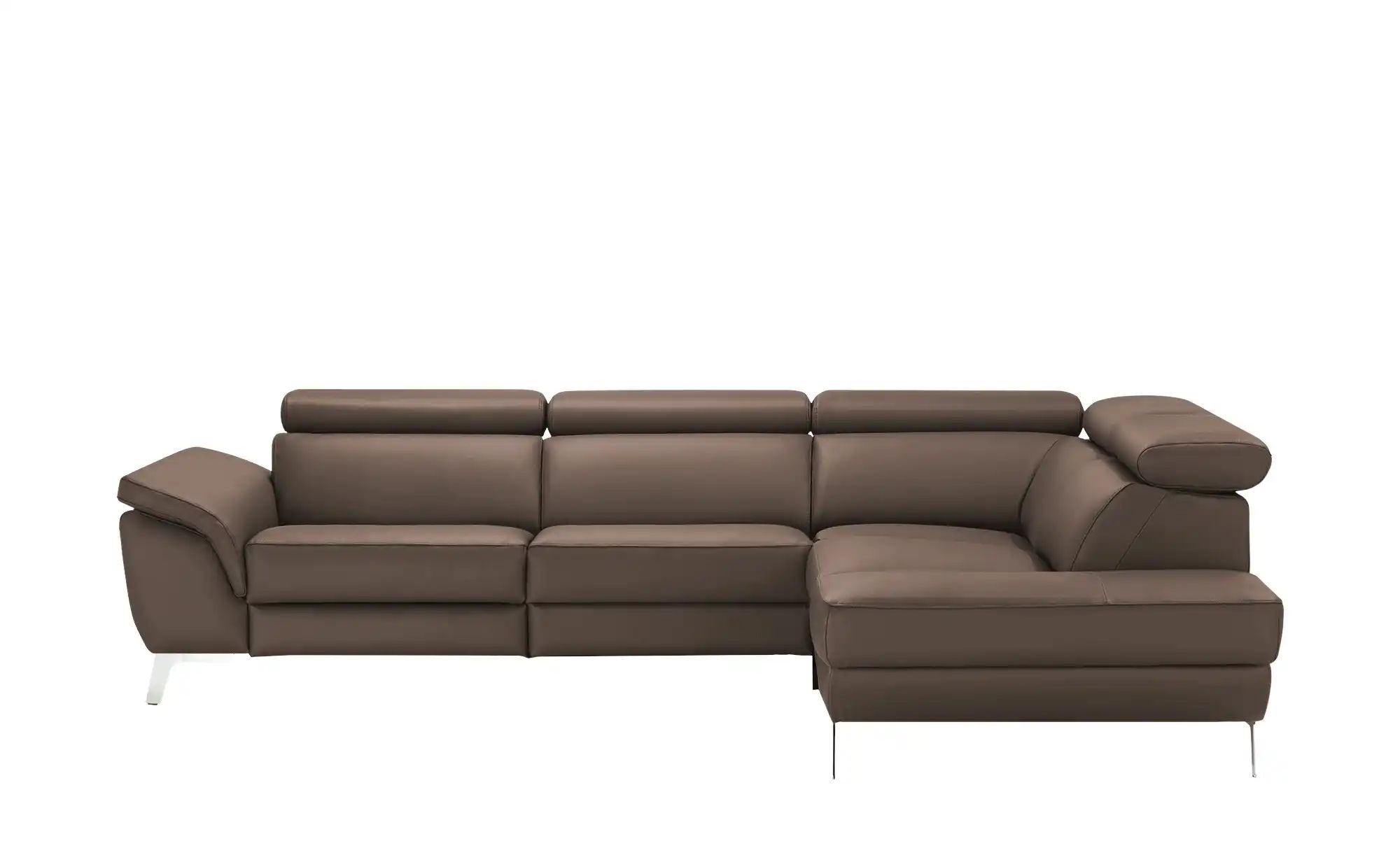 uno Ecksofa Leder  Dallas ¦ braun ¦ Maße (cm): B: 283 H: 74 T: 228 Polsterm günstig online kaufen