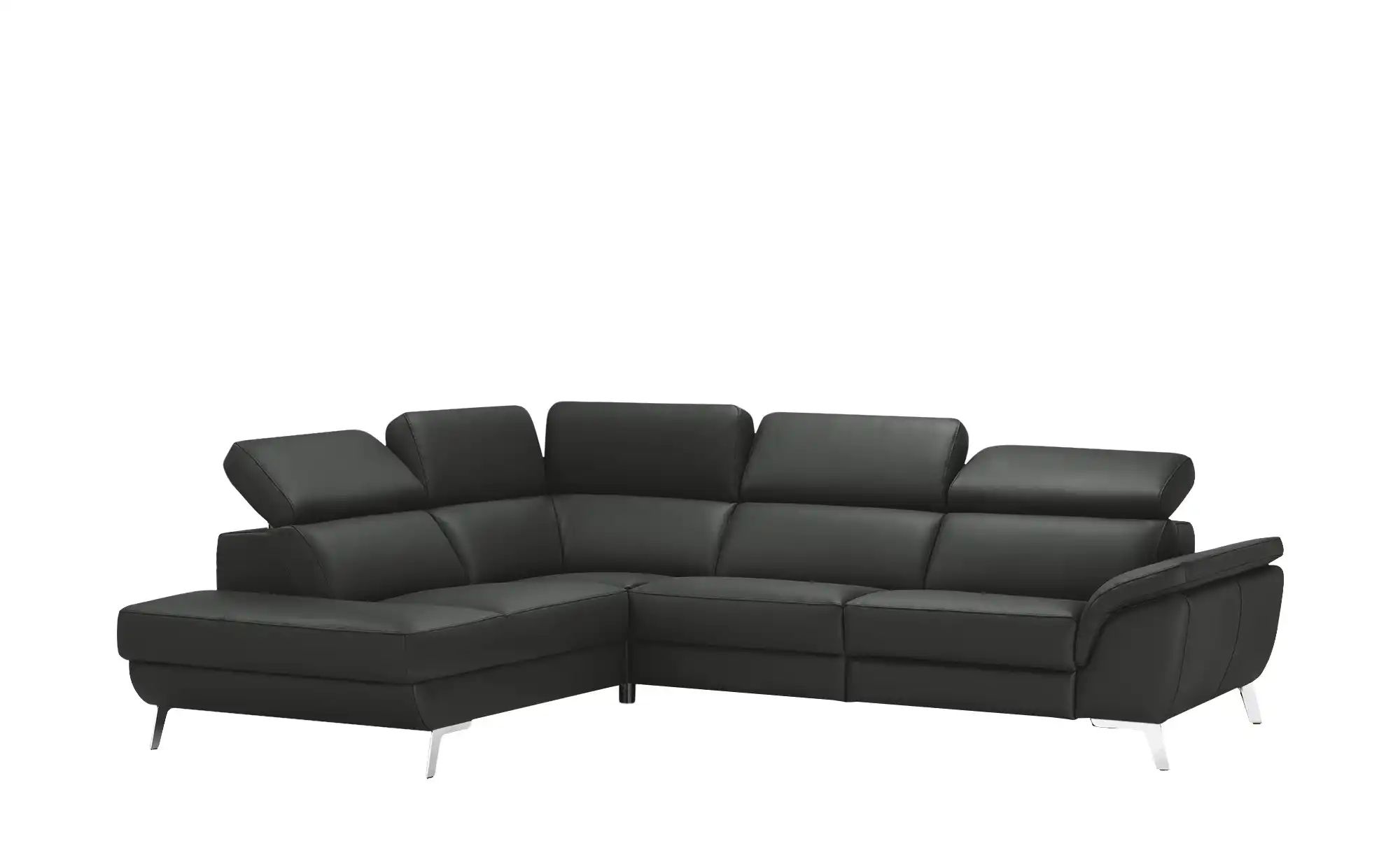 uno Ecksofa Leder  Dallas ¦ schwarz ¦ Maße (cm): B: 283 H: 74 T: 228 Polste günstig online kaufen