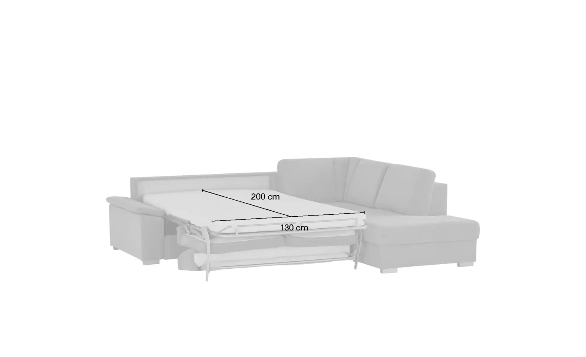 Betty Ecksofa Betty | Türkis, rechts | Möbel Höffner