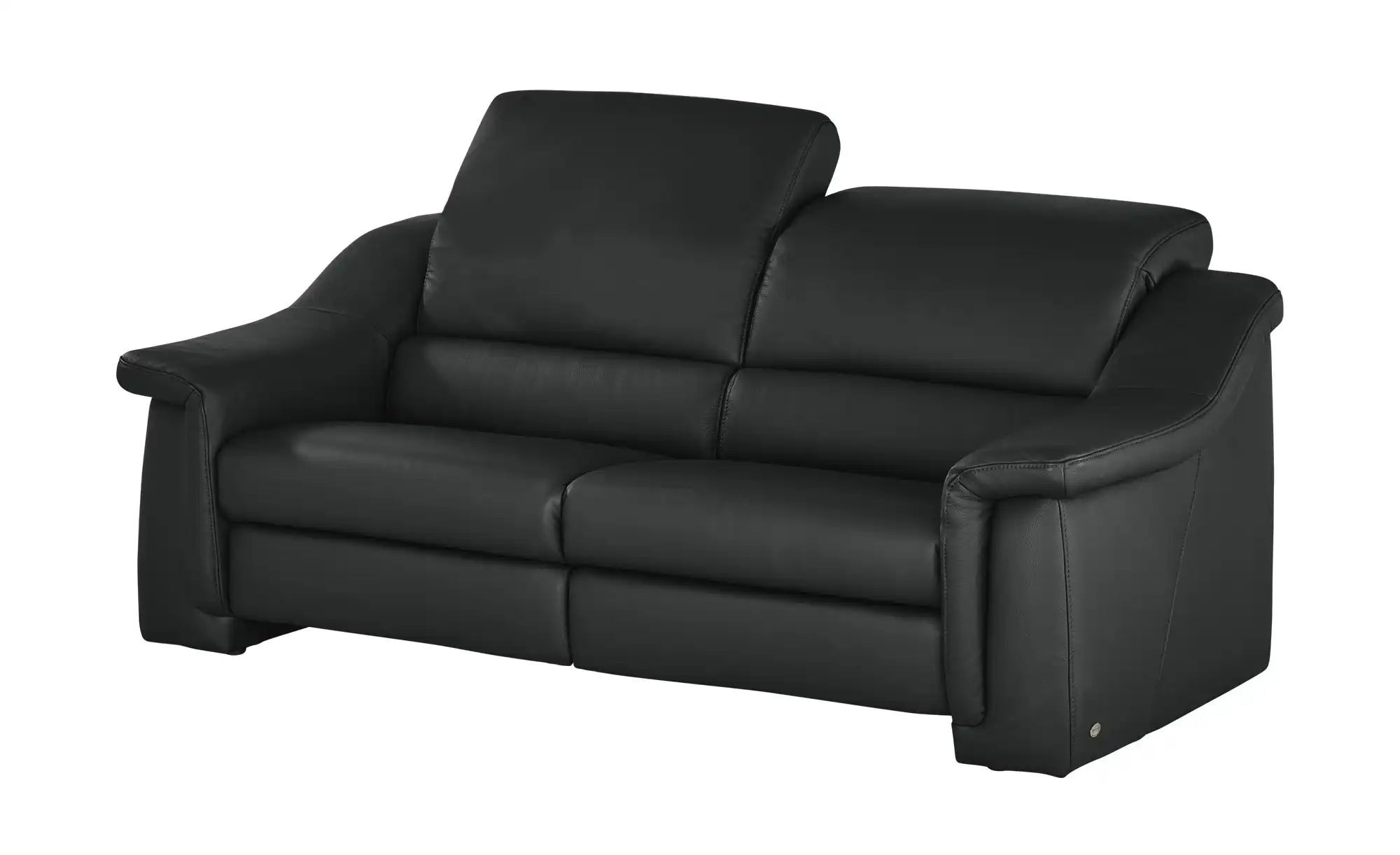 himolla Ledersofa  1501 ¦ schwarz ¦ Maße (cm): B: 202 H: 84 T: 106 Polsterm günstig online kaufen