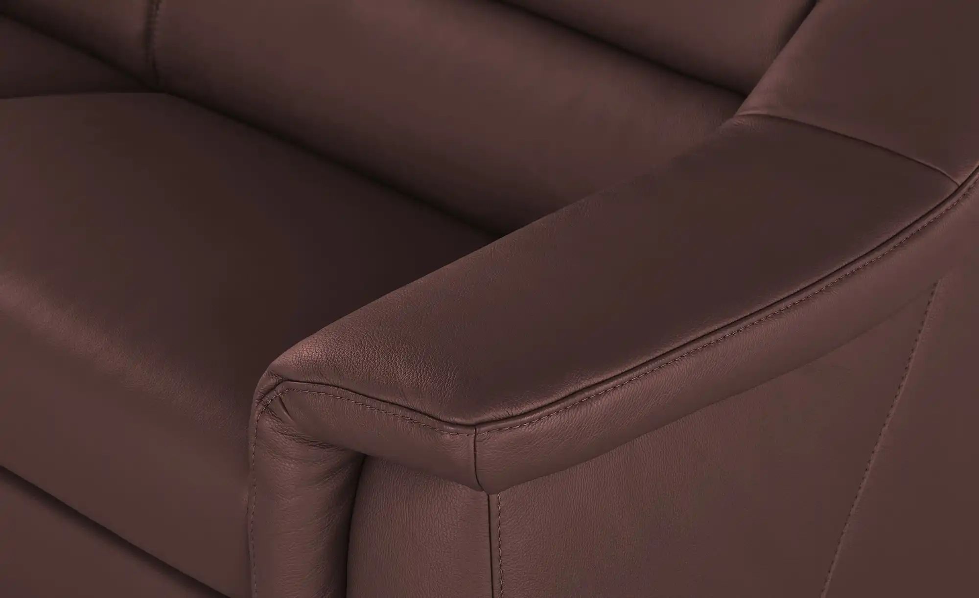 Thumbnail - himolla Ledersofa  1501 ¦ rot ¦ Maße (cm): B: 202 H: 84 T: 106.0 Polstermöbel > Sofas > 2-Sitzer - Höffner