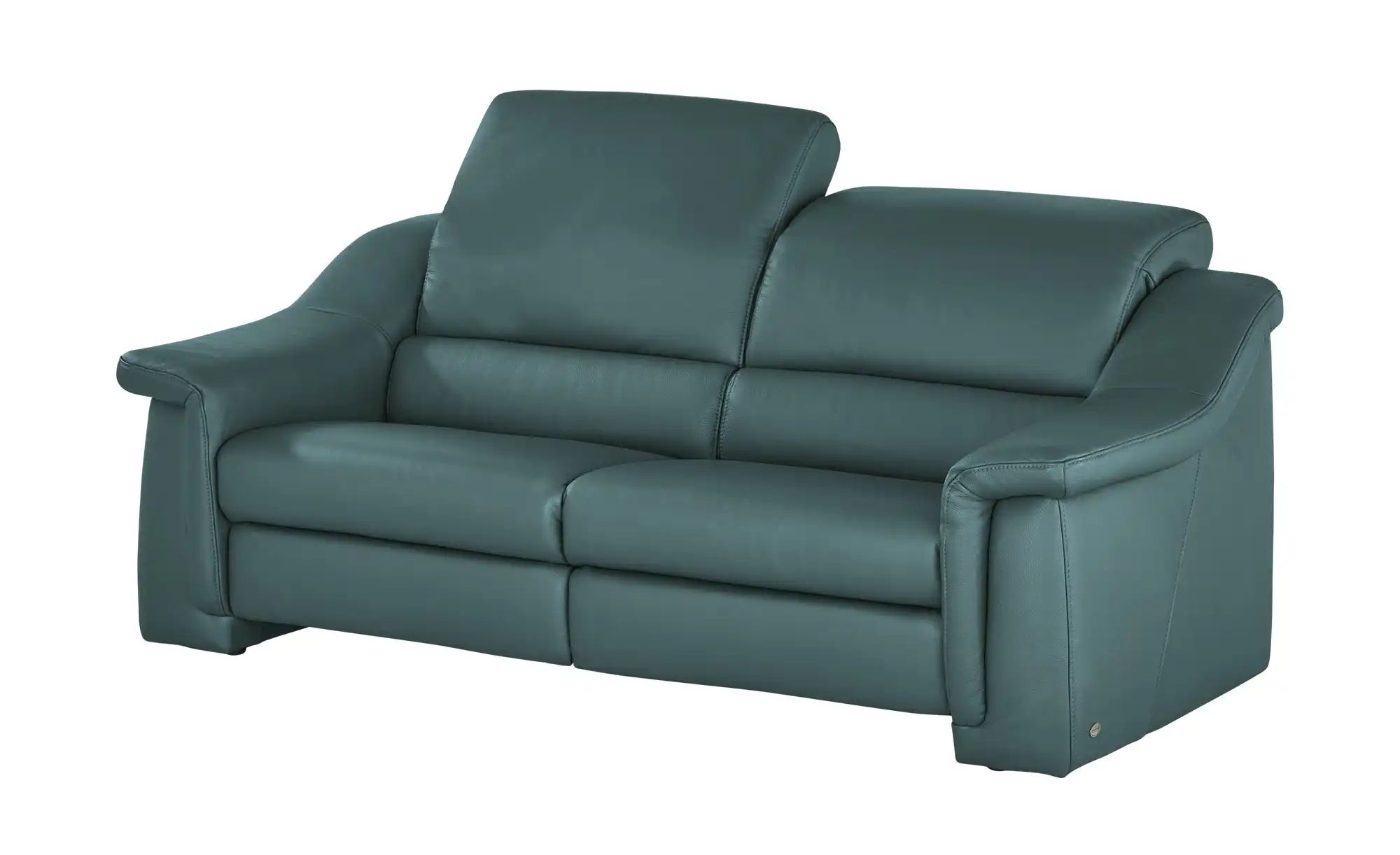 himolla Ledersofa  1501 ¦ türkis/petrol ¦ Maße (cm): B: 202 H: 84 T: 106 Po günstig online kaufen