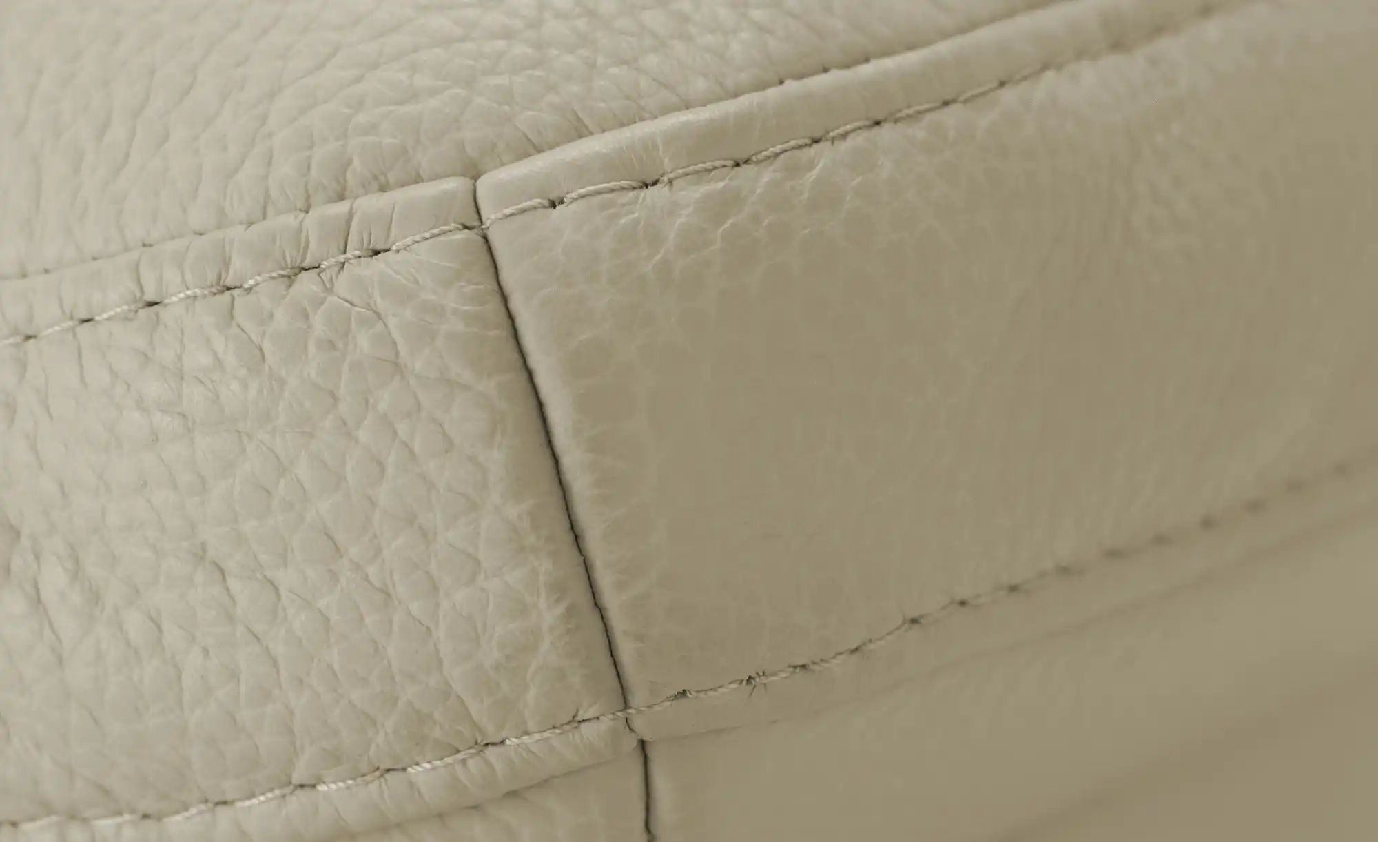 Thumbnail - Max Schelling Ledersofa aus Echtleder Maximum ¦ creme ¦ Maße (cm): B: 204 H: 86 T: 97.0 Polstermöbel > Sofas > 2-Sitzer ...