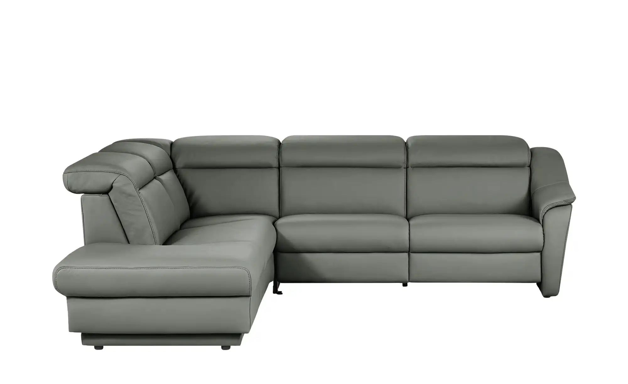 himolla Ecksofa Leder  9707 ¦ grau ¦ Maße (cm): B: 275 H: 84 T: 245 Polster günstig online kaufen