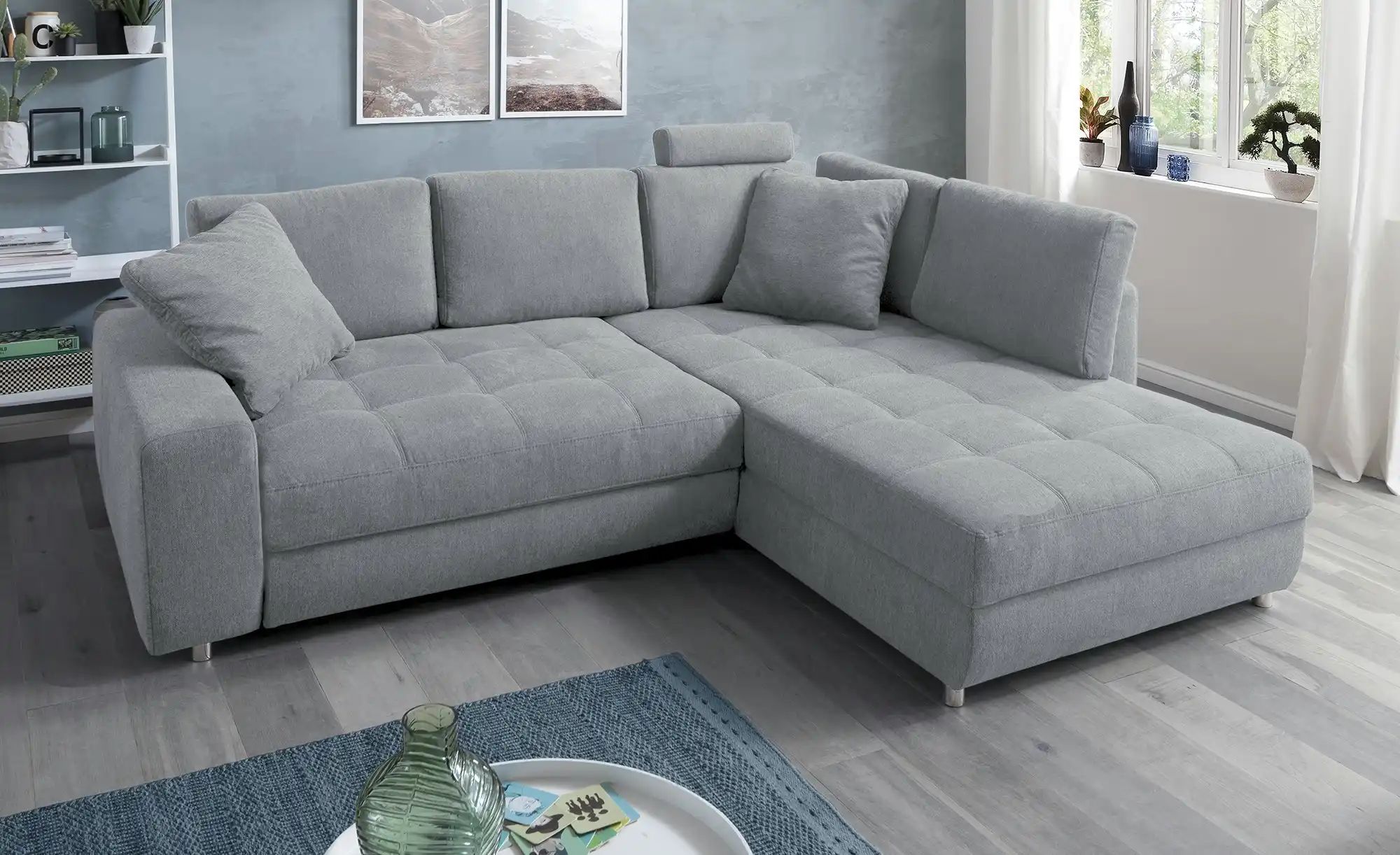 Thumbnail - bobb Ecksofa Arissa de Luxe ¦ grau ¦ Maße (cm): B: 265 H: 84 T: 215.0 Polstermöbel > Sofas > Ecksofas - Höffner