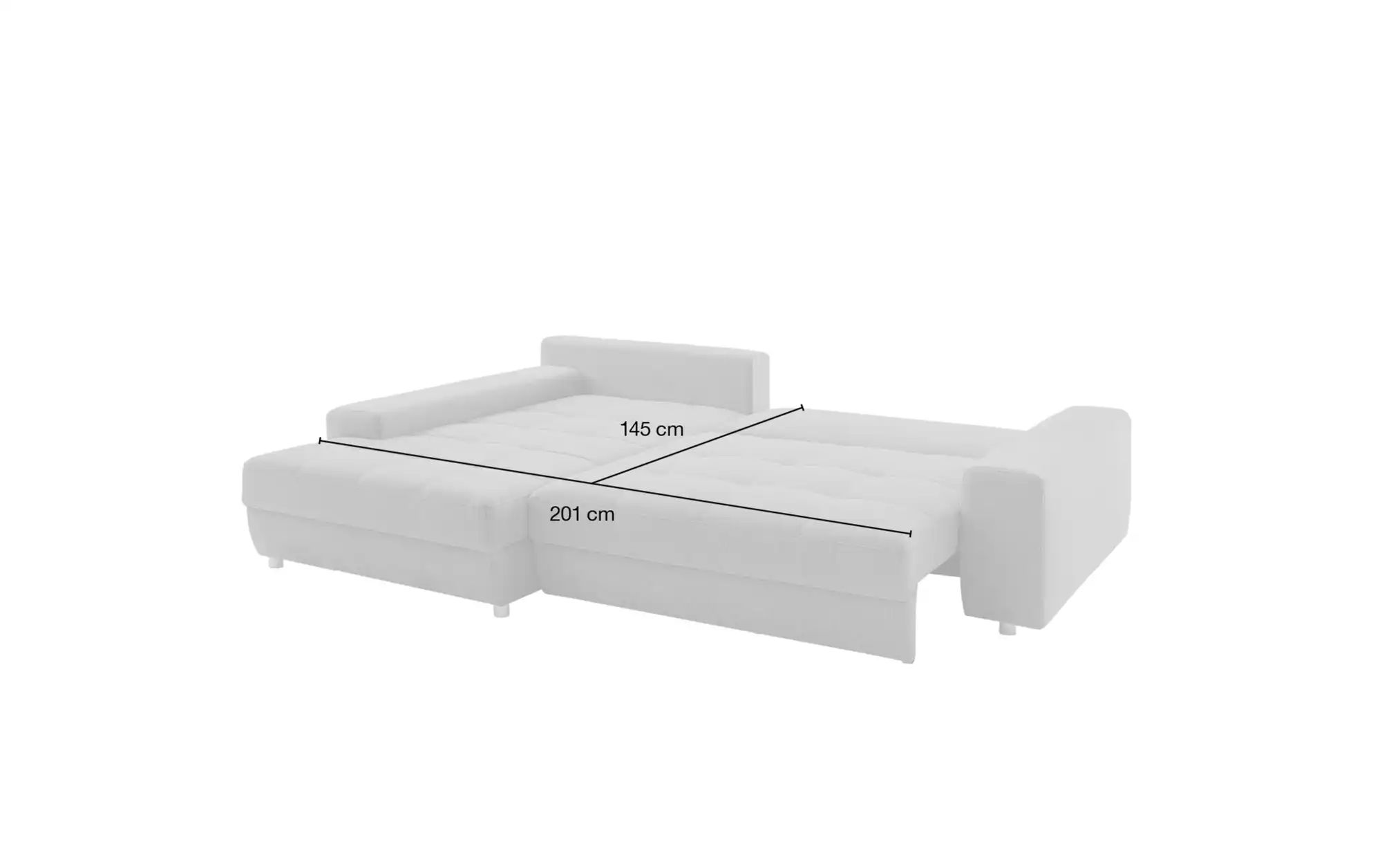 bobb Ecksofa  Arissa de Luxe ¦ rot ¦ Maße (cm): B: 258 H: 84 T: 181.0 Polst günstig online kaufen
