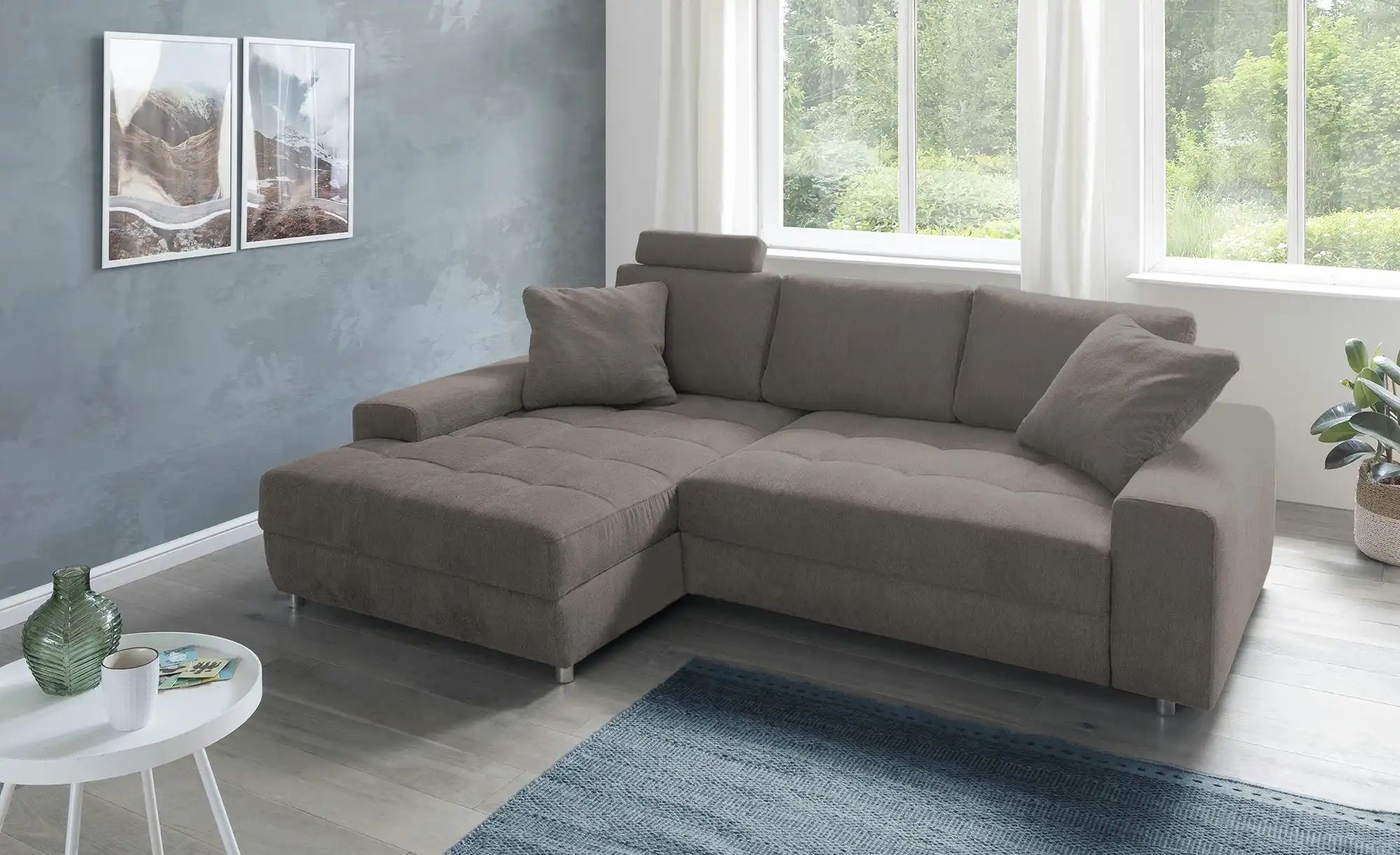 bobb Ecksofa  Arissa de Luxe ¦ braun ¦ Maße (cm): B: 258 H: 84 T: 181 Polst günstig online kaufen