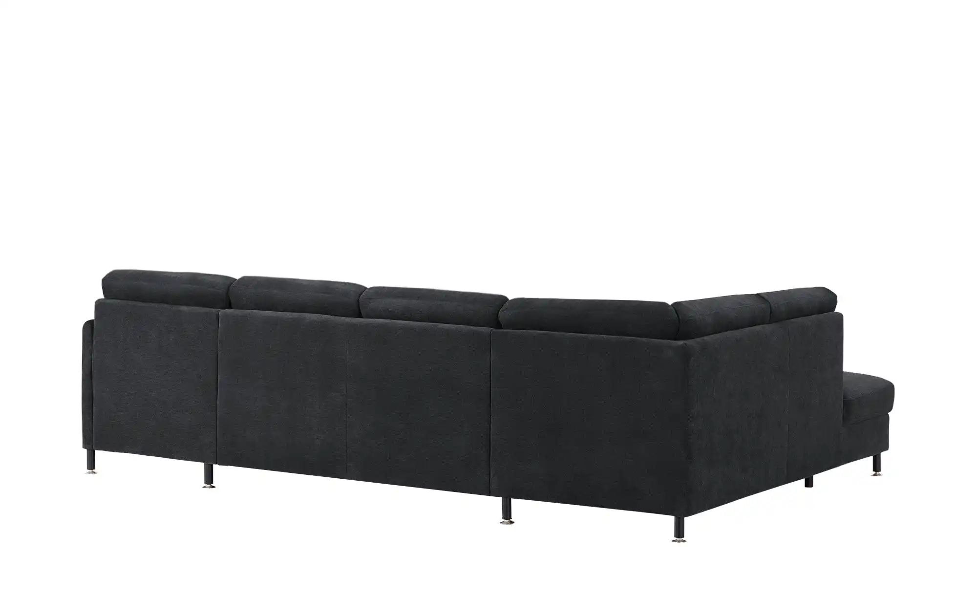 meinSofa Wohnlandschaft  Veit ¦ schwarz ¦ Maße (cm): B: 305 H: 90 T: 200 Po günstig online kaufen