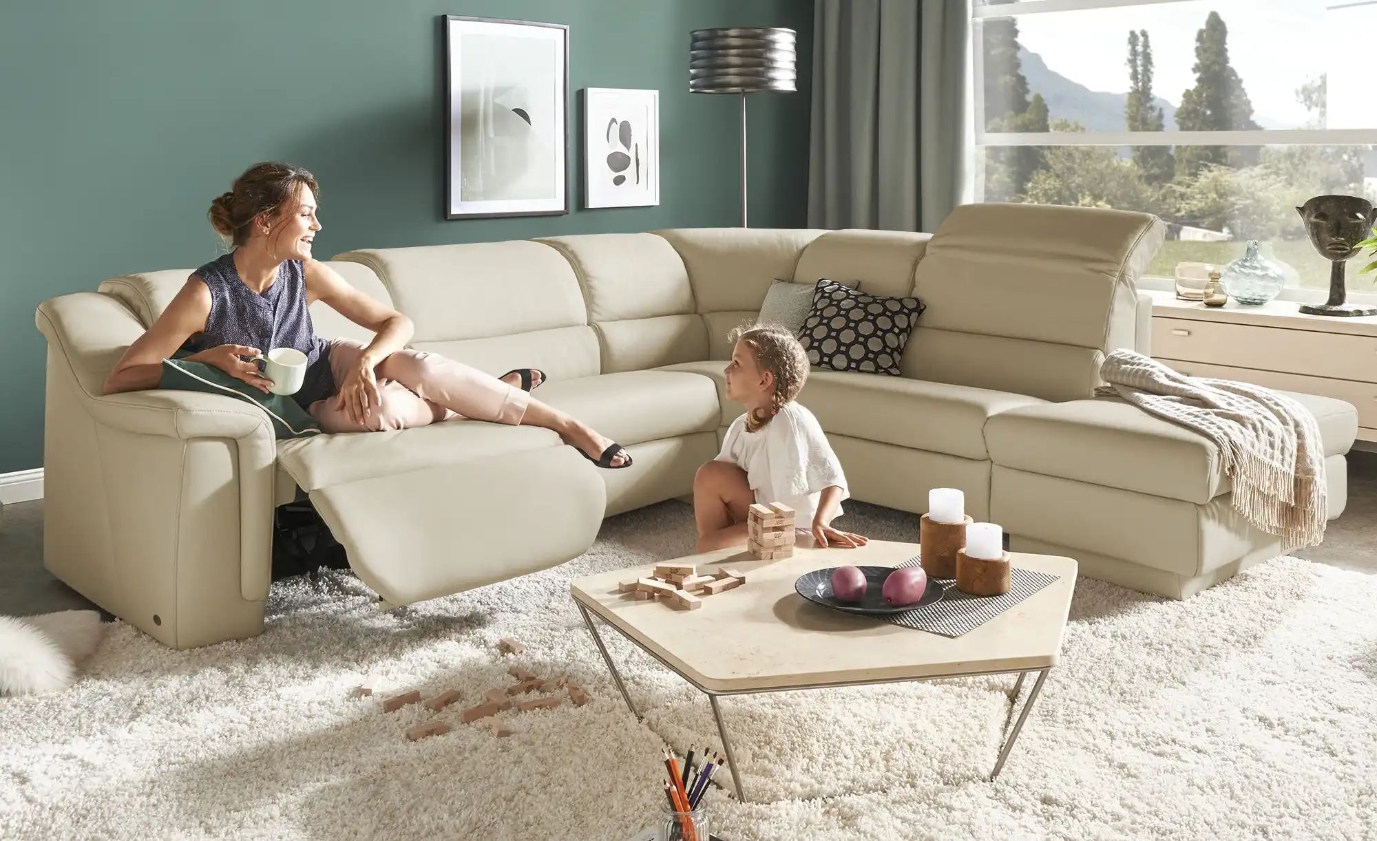 himolla Ecksofa  1301 ¦ beige ¦ Maße (cm): B: 294 H: 86 T: 256.0 Polstermöb günstig online kaufen