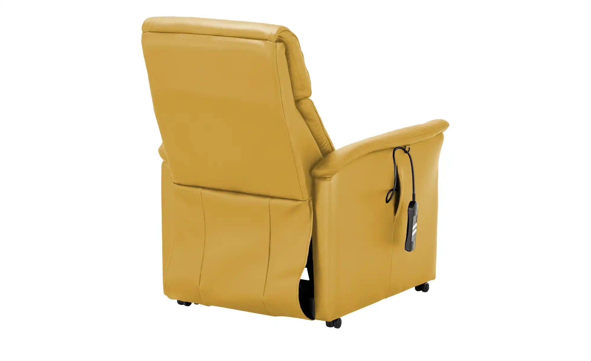 Thumbnail - Nils Olsen Fernsehsessel M Leder / Kunstleder Agda ¦ gelb ¦ Maße (cm): B: 85 H: 110 T: 85.0 Polstermöbel > Sessel > Fern...