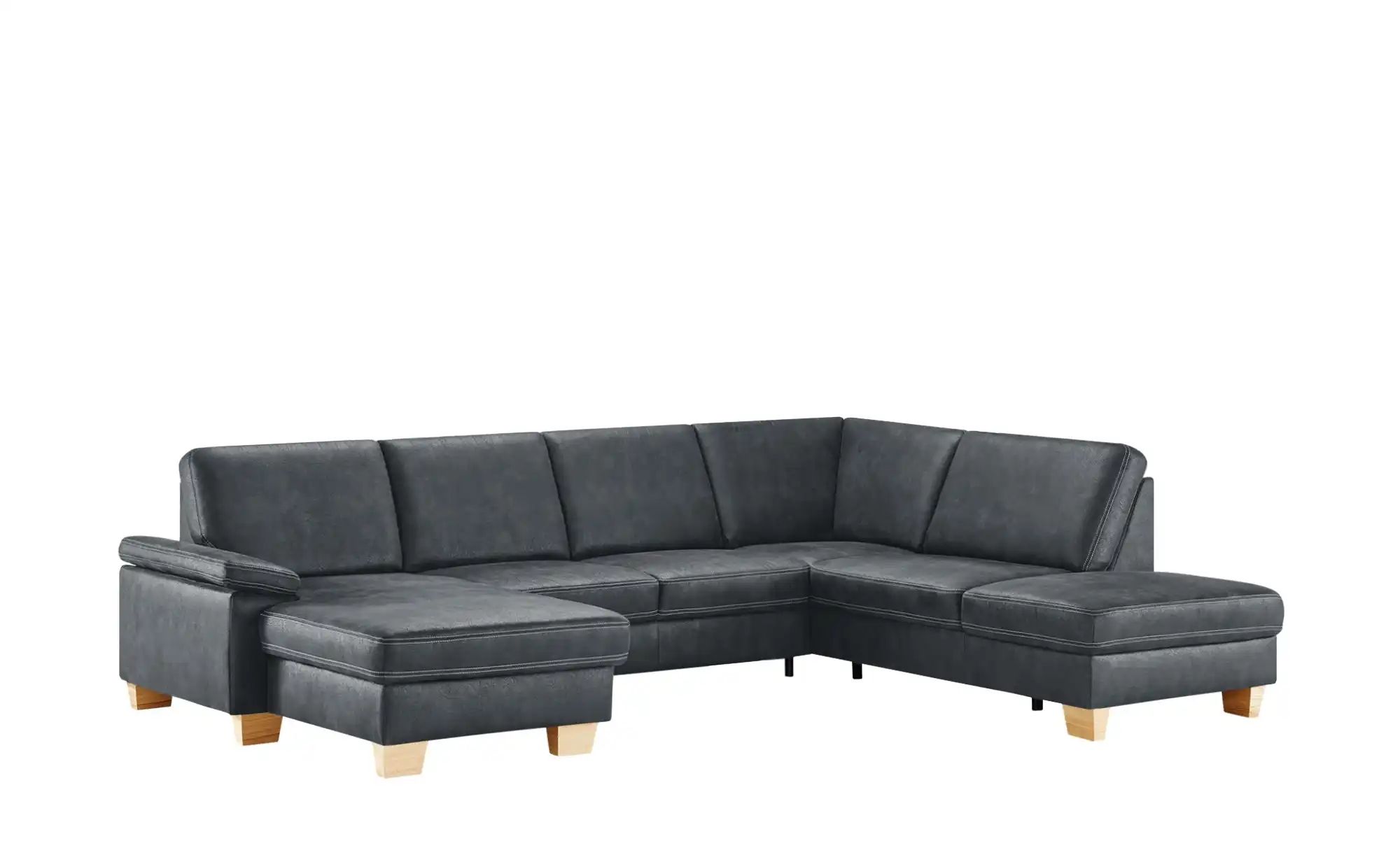 Thumbnail - meinSofa Wohnlandschaft  Kunstleder Samu ¦ blau ¦ Maße (cm): B: 316 H: 90 T: 235.0 Polstermöbel > Sofas > Wohnlandschaft...