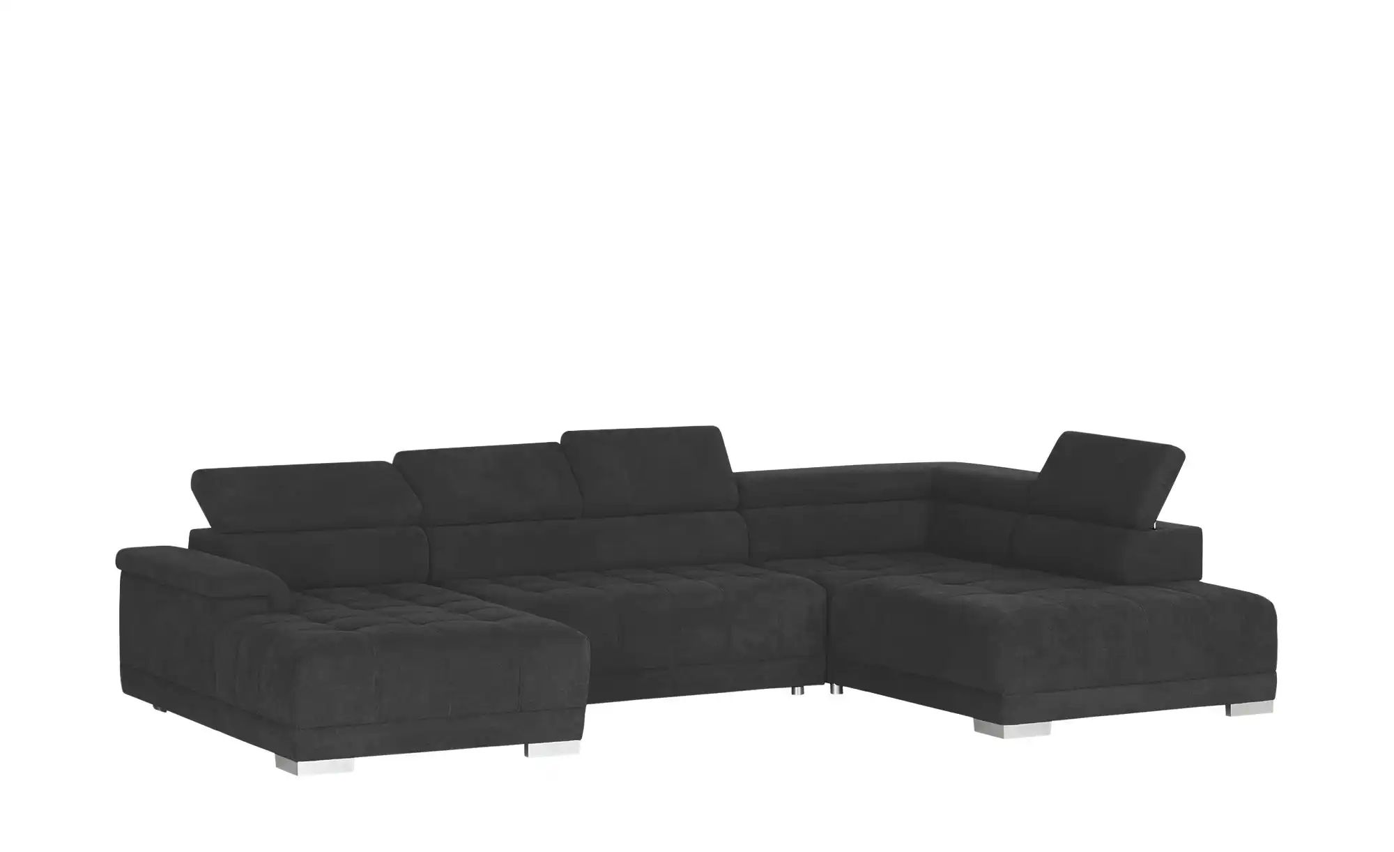 Thumbnail - switch Wohnlandschaft aus Mikrofaser Campo ¦ grau ¦ Maße (cm): B: 374 H: 101 T: 220.0 Polstermöbel > Sofas > Wohnlandsch...