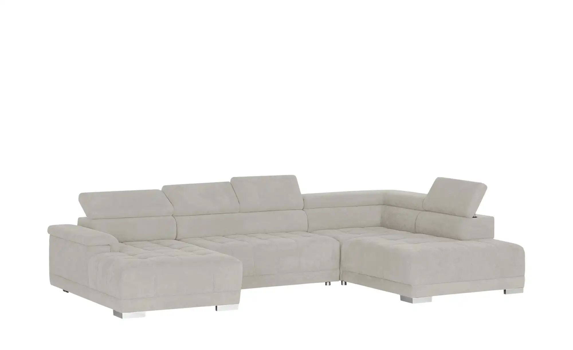 Thumbnail - switch Wohnlandschaft aus Mikrofaser Campo ¦ grau ¦ Maße (cm): B: 374 H: 101 T: 220.0 Polstermöbel > Sofas > Wohnlandsch...