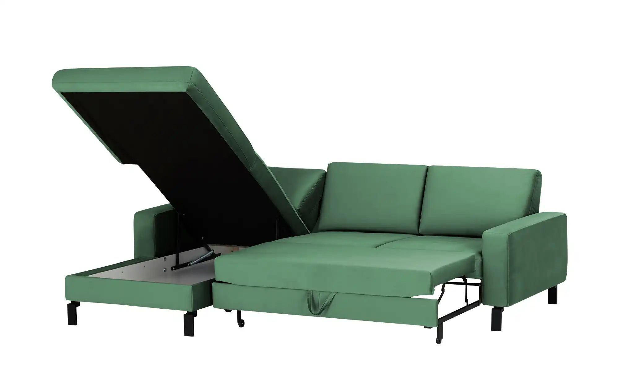 Thumbnail - Ecksofa  Coline Move ¦ grün ¦ Maße (cm): B: 258 H: 85 T: 185.0 Polstermöbel > Sofas > Ecksofas - Höffner