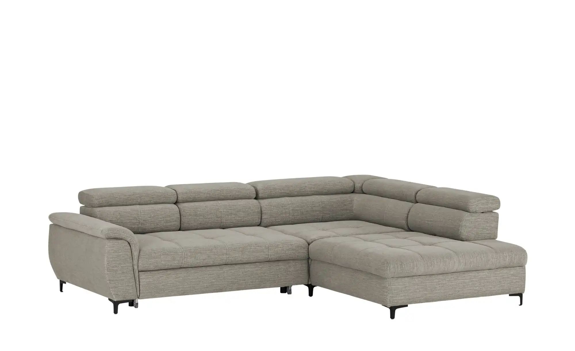 switch Ecksofa aus Flachgewebe Denvo ¦ grau ¦ Maße (cm): B: 290 H: 94 T: 21 günstig online kaufen