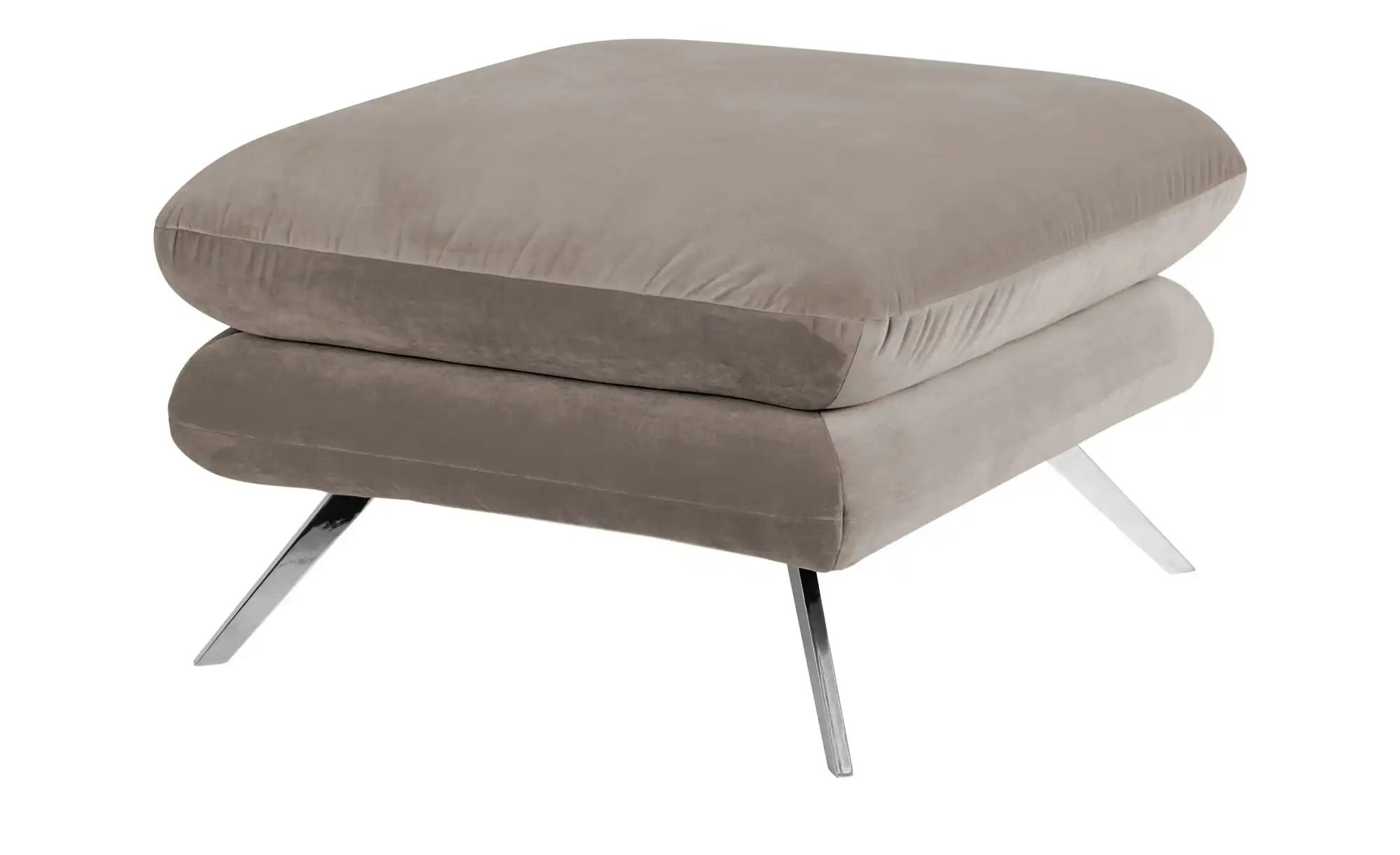 Jette Home Hocker  Caldara ¦ beige ¦ Maße (cm): B: 70 H: 45 T: 70 Polstermö günstig online kaufen