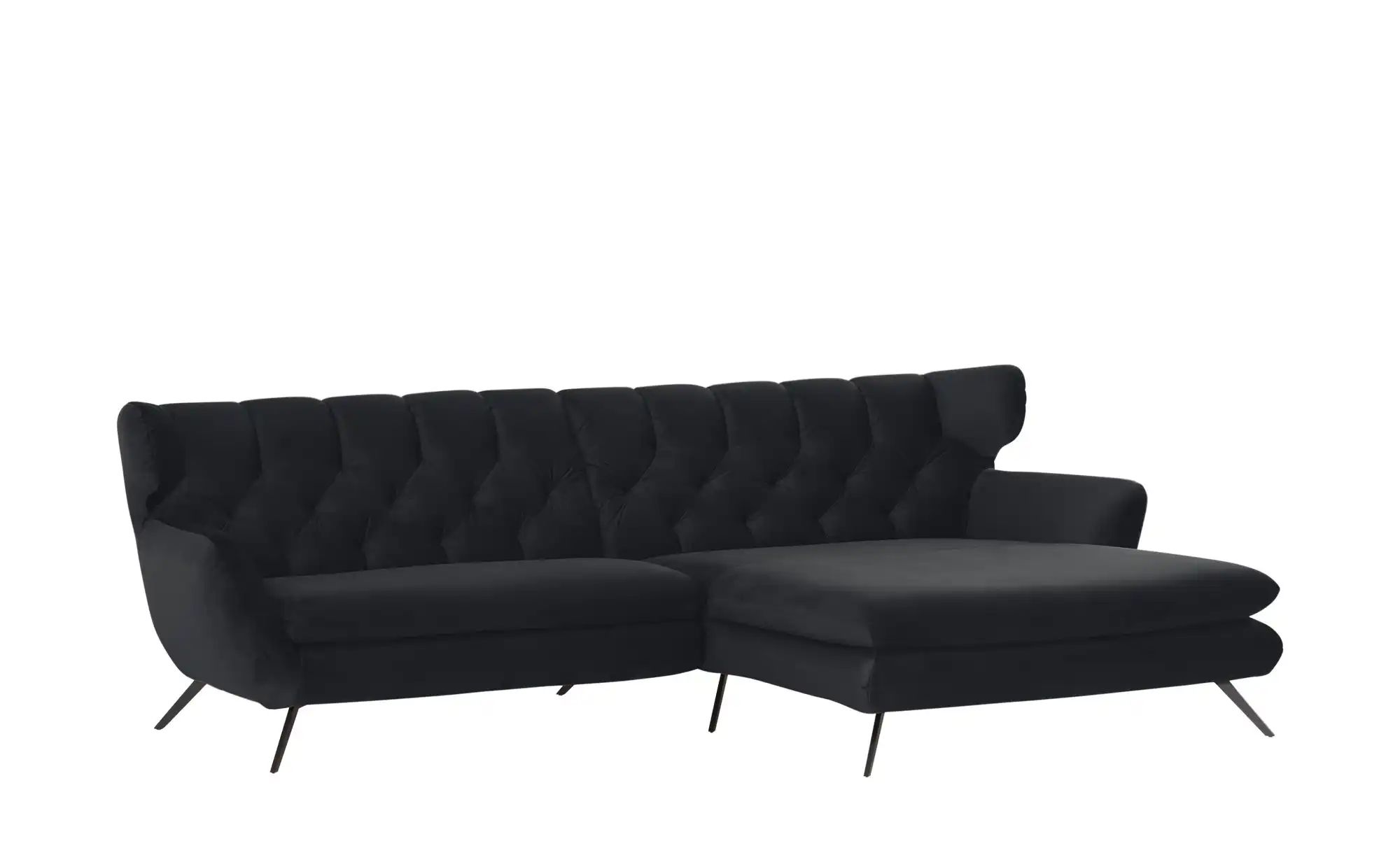 Jette Home Ecksofa  Caldara ¦ schwarz ¦ Maße (cm): B: 300 H: 94 T: 175.0 Po günstig online kaufen