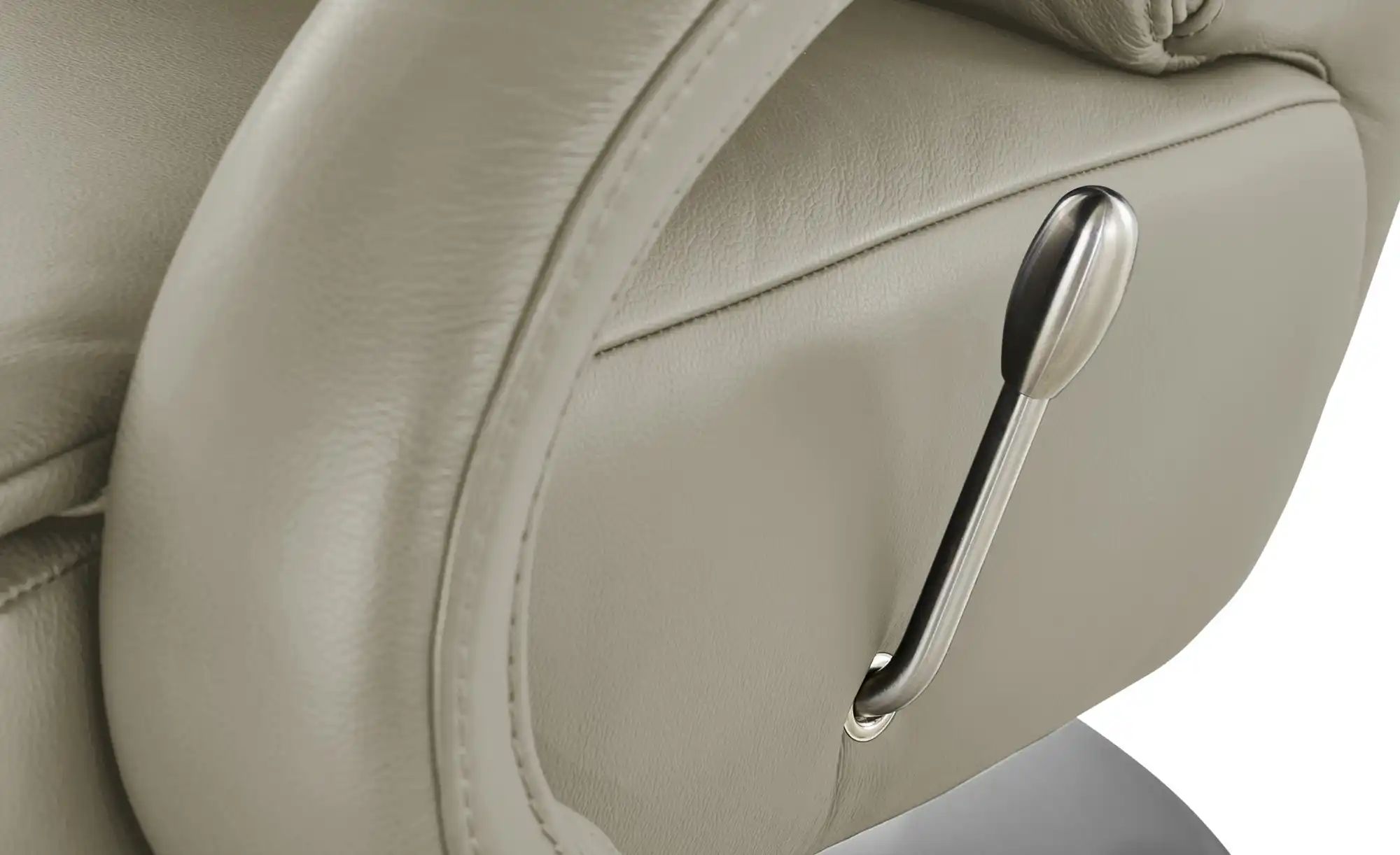 Thumbnail - Hukla Leder-Relaxsessel  Florian ¦ grau ¦ Maße (cm): B: 73 H: 109 T: 91.0 Polstermöbel > Sessel > Relaxsessel - Höffner