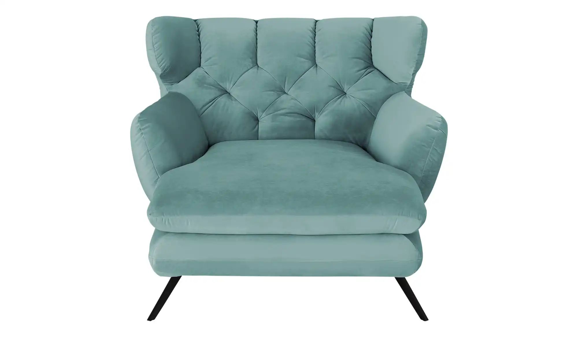 Thumbnail - Jette Home Longseat-Sessel Samt Caldara ¦ grün ¦ Maße (cm): B: 126 H: 94 T: 160.0 Polstermöbel > Sessel > Ohrensessel - ...