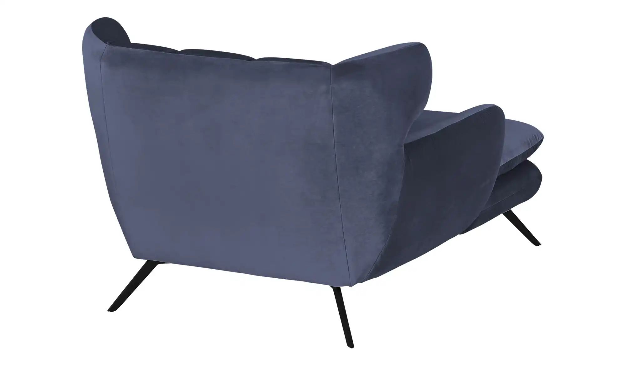 Thumbnail - Jette Home Longseat-Sessel Samt Caldara ¦ blau ¦ Maße (cm): B: 126 H: 94 T: 160.0 Polstermöbel > Sessel > Ohrensessel - ...