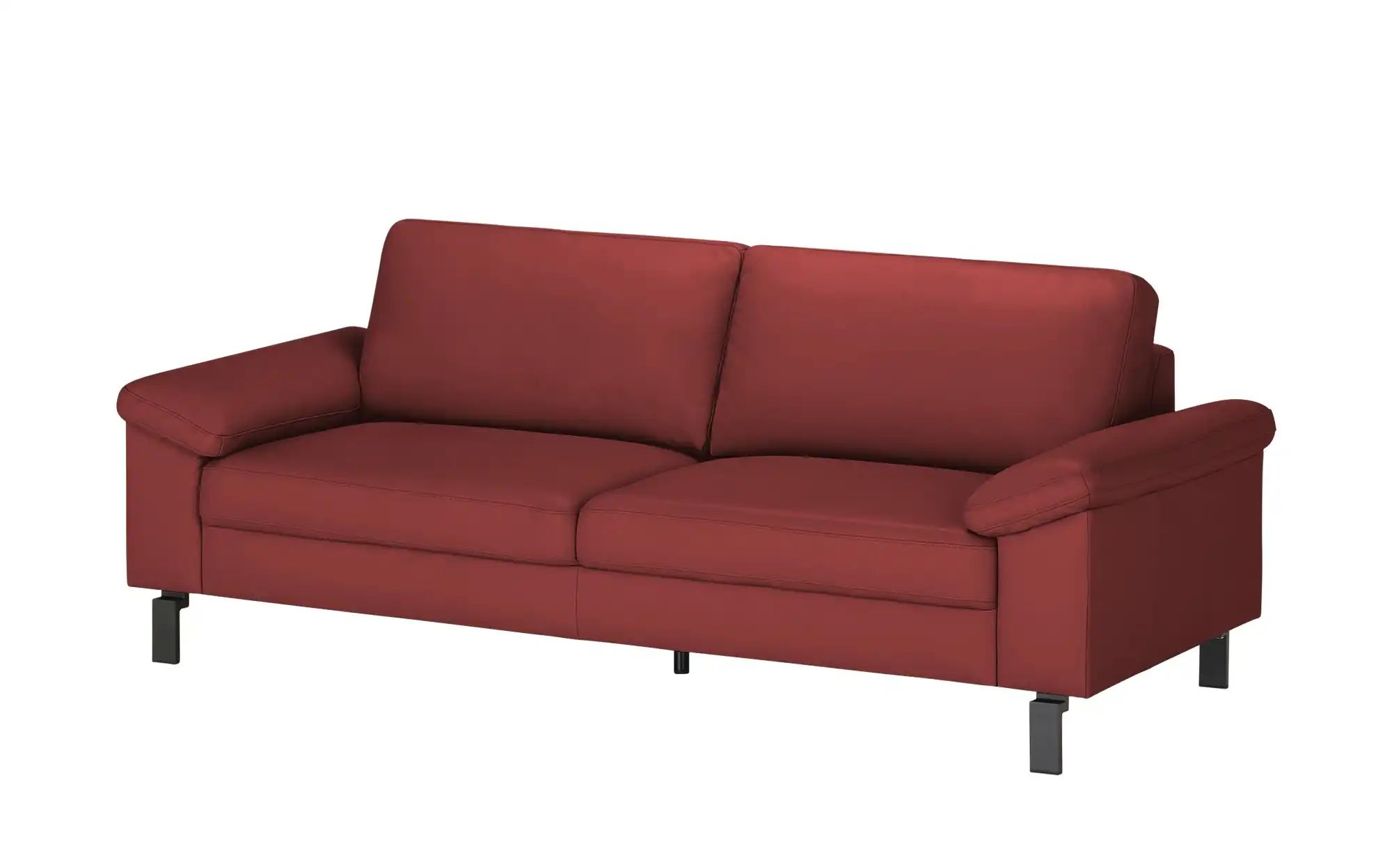 Thumbnail - Max Schelling Ledersofa aus Echtleder Maximum ¦ rot ¦ Maße (cm): B: 224 H: 86 T: 97.0 Polstermöbel > Sofas > 3-Sitzer - ...