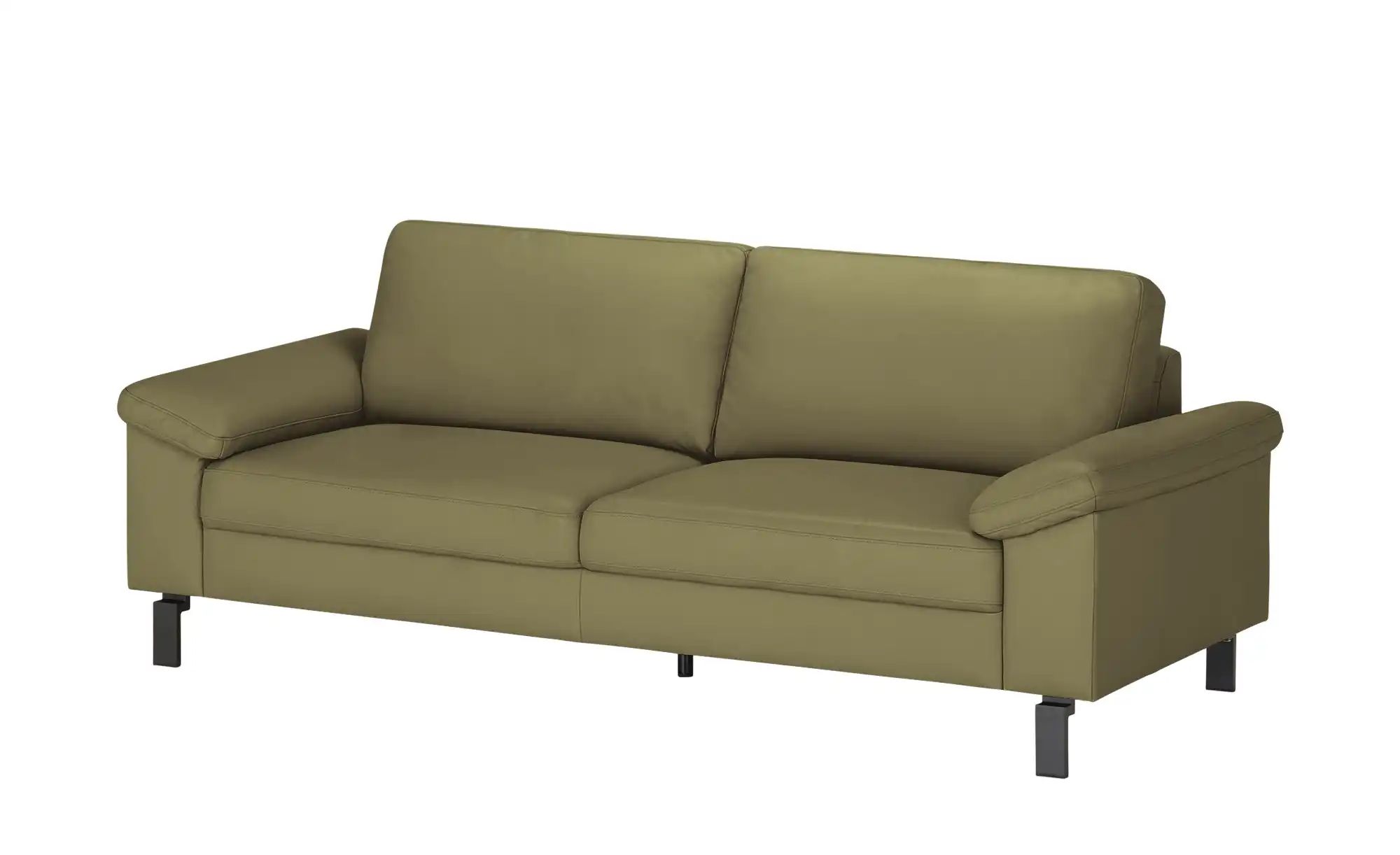 Thumbnail - Max Schelling Ledersofa aus Echtleder Maximum ¦ grün ¦ Maße (cm): B: 224 H: 86 T: 97.0 Polstermöbel > Sofas > 3-Sitzer -...