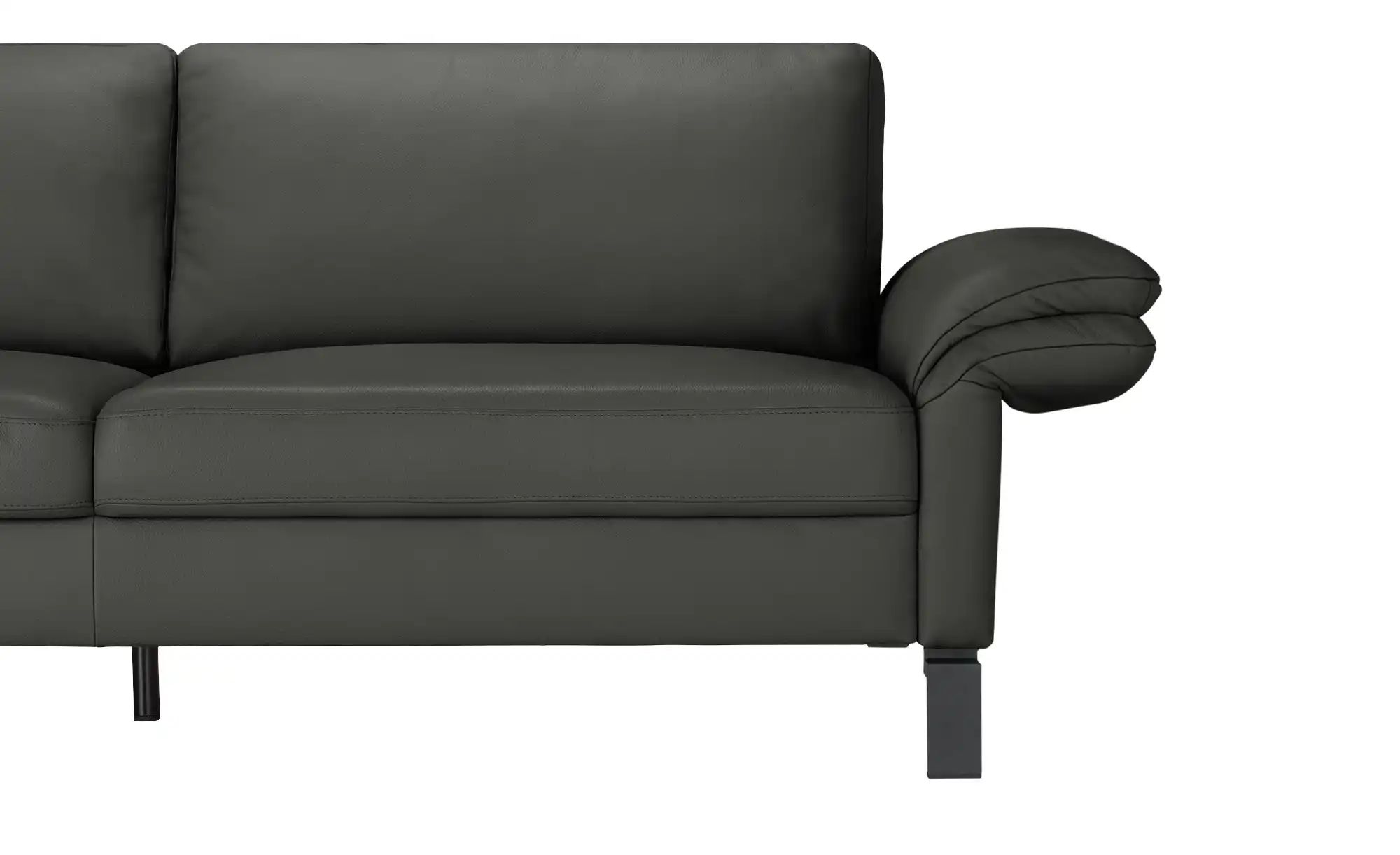 Thumbnail - Max Schelling Einzelsofa aus Echtleder Maximum ¦ grau ¦ Maße (cm): B: 214 H: 86 T: 97.0 Polstermöbel > Sofas > 2-Sitzer ...