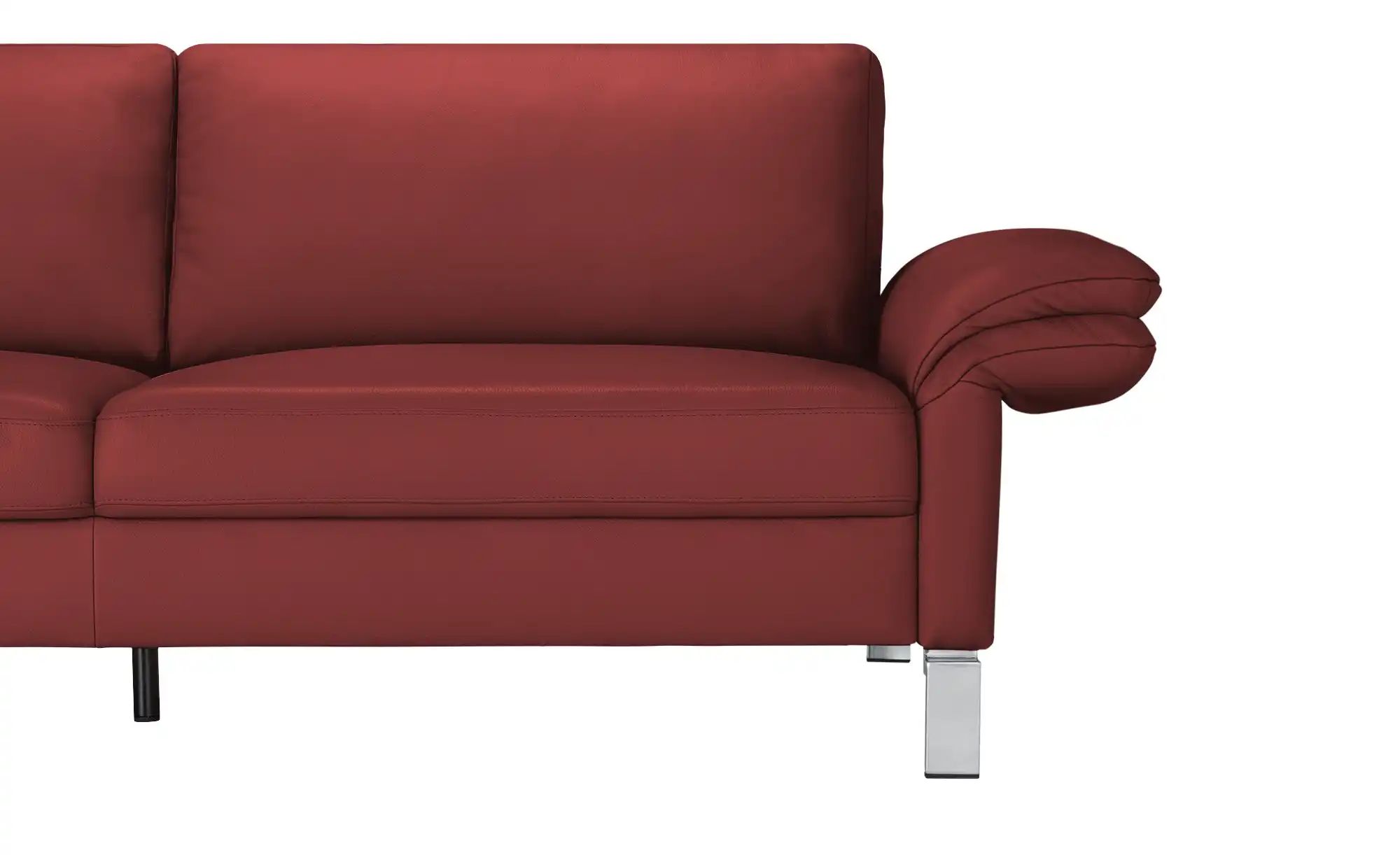 Thumbnail - Max Schelling Einzelsofa aus Echtleder Maximum ¦ rot ¦ Maße (cm): B: 214 H: 86 T: 97.0 Polstermöbel > Sofas > 2-Sitzer -...