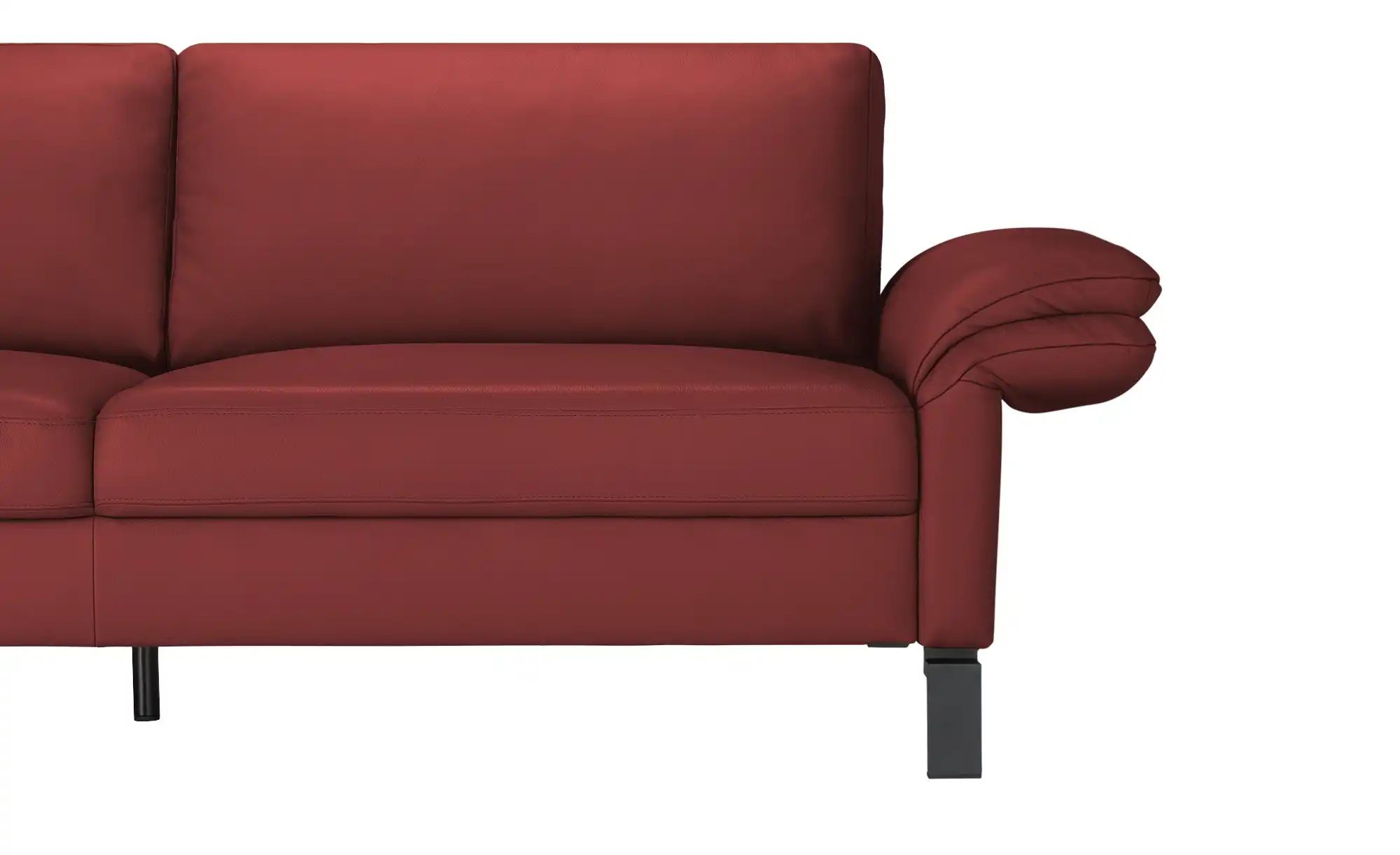 Thumbnail - Max Schelling Einzelsofa aus Echtleder Maximum ¦ rot ¦ Maße (cm): B: 194 H: 86 T: 97.0 Polstermöbel > Sofas > 2-Sitzer -...