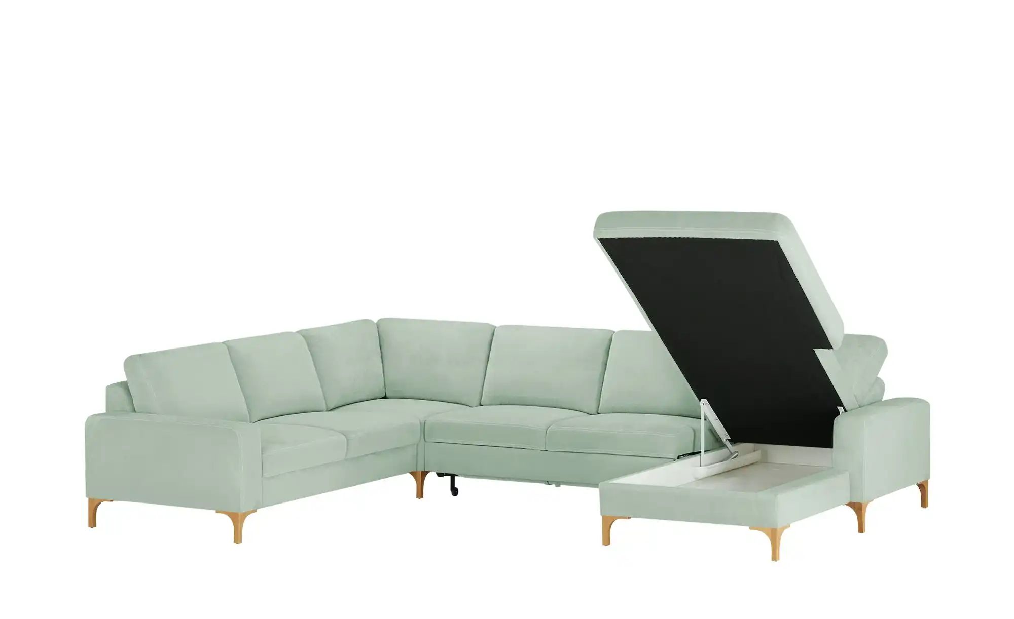 Max Schelling Wohnlandschaft  Maximum ¦ grün ¦ Maße (cm): B: 333 H: 86 T: 2 günstig online kaufen