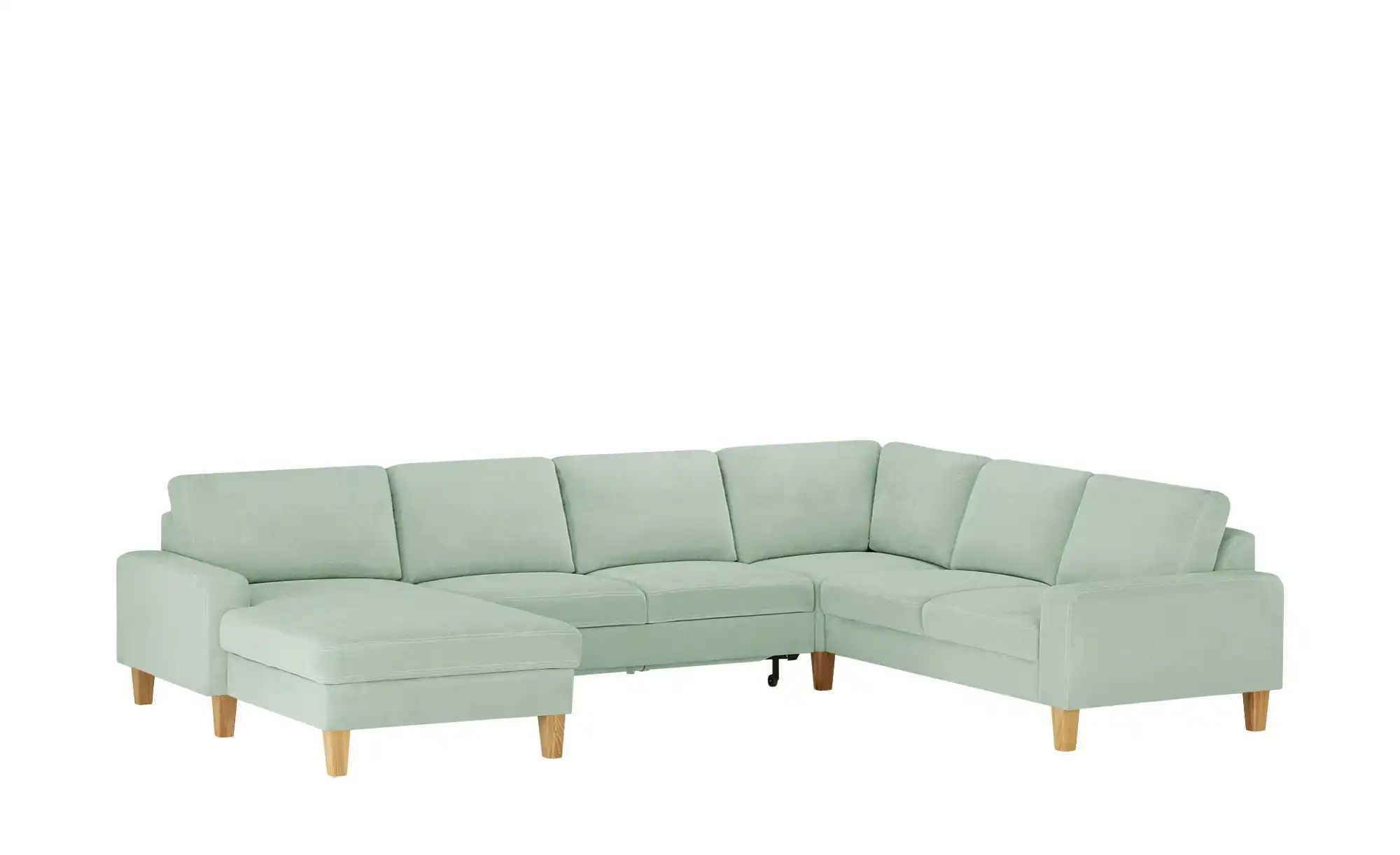 Thumbnail - Max Schelling Wohnlandschaft  Maximum ¦ grün ¦ Maße (cm): B: 333 H: 86 T: 253.0 Polstermöbel > Sofas > Schlafsofas - Höf...