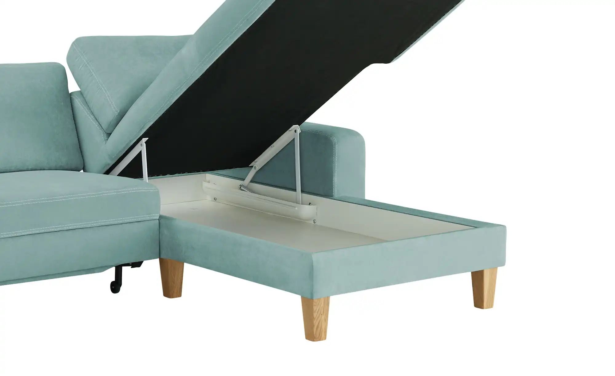 Thumbnail - Max Schelling Wohnlandschaft Maximum ¦ türkis/petrol ¦ Maße (cm): B: 333 H: 86 T: 253.0 Polstermöbel > Sofas > Schlafso...