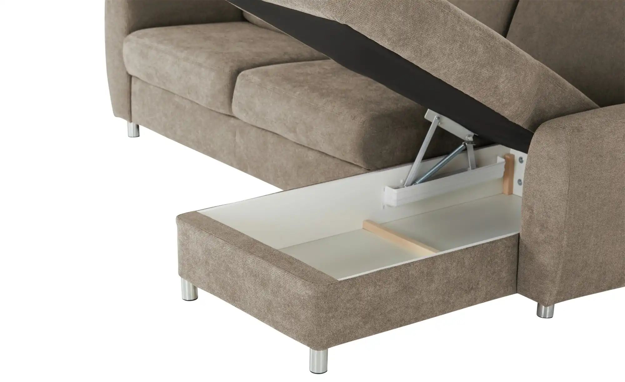 Thumbnail - smart Ecksofa Valencia ¦ braun ¦ Maße (cm): B: 263 H: 90 T: 173.0 Polstermöbel > Sofas > Ecksofas - Höffner