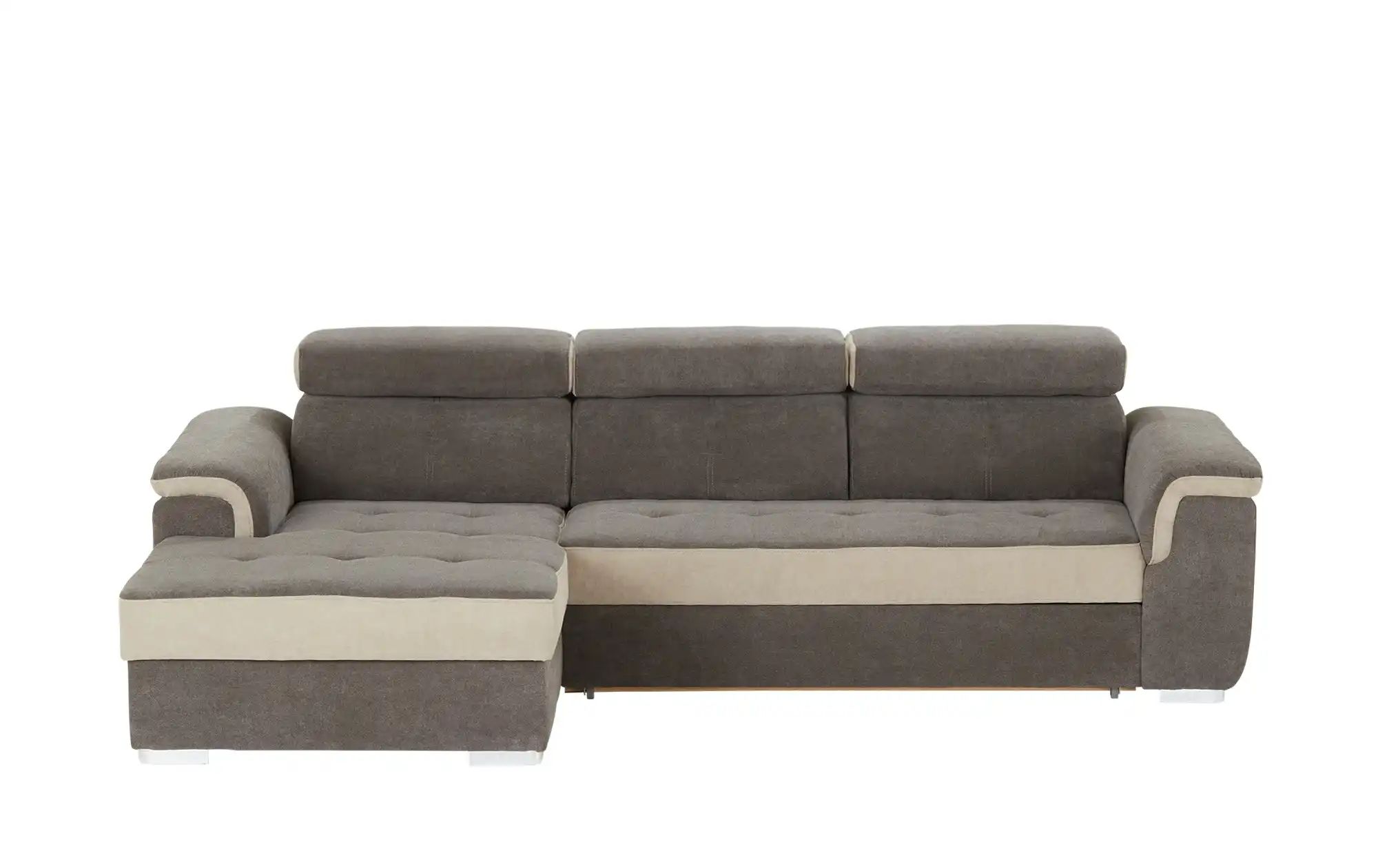 Ecksofa  Aversa ¦ grau ¦ Maße (cm): B: 178 H: 102 T: 274 Polstermöbel > Sof günstig online kaufen