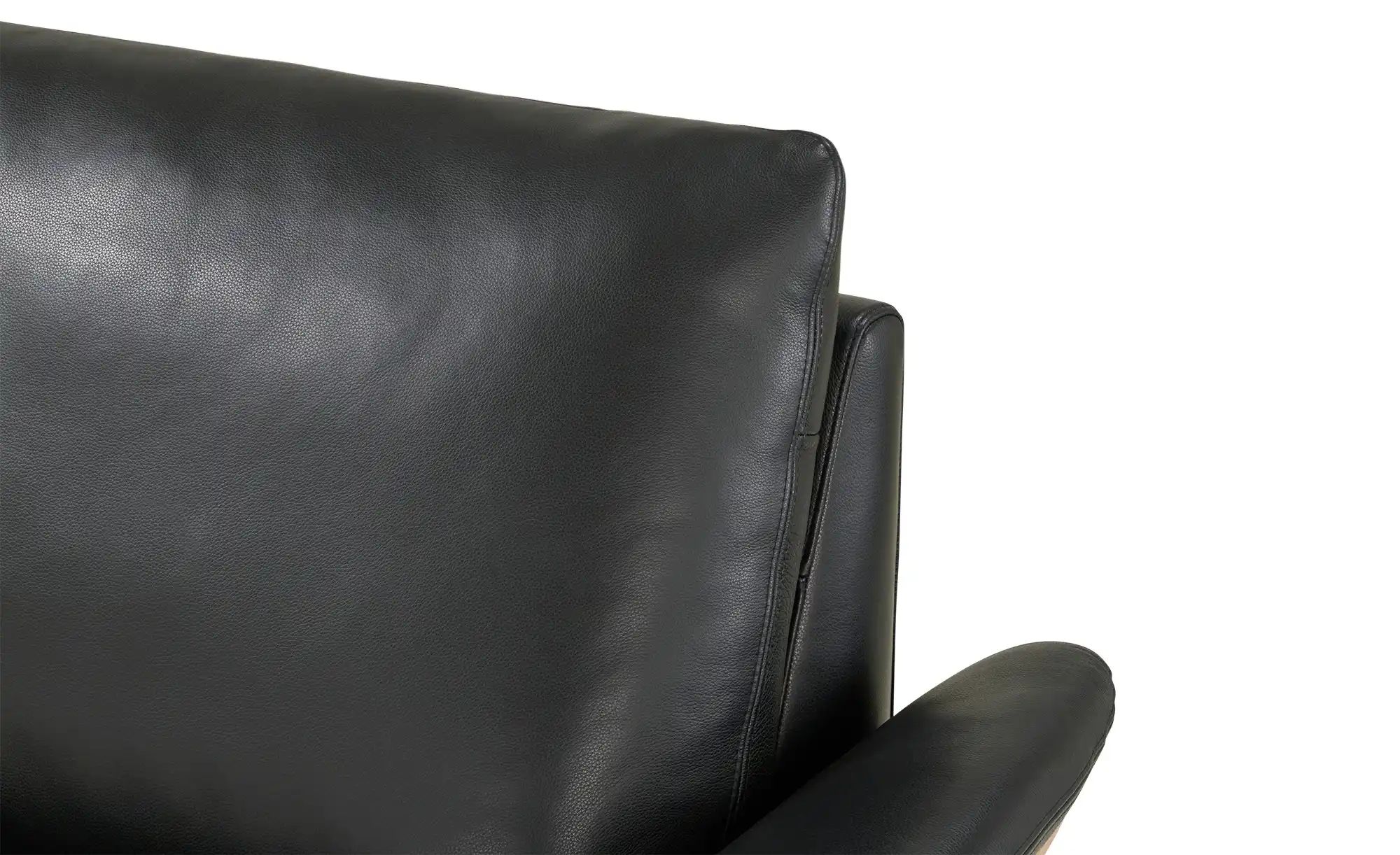 Thumbnail - Nils Olsen Ledersofa aus Echtleder Alva ¦ schwarz ¦ Maße (cm): B: 244 H: 87 T: 101.0 Polstermöbel > Sofas > 3-Sitzer - H...