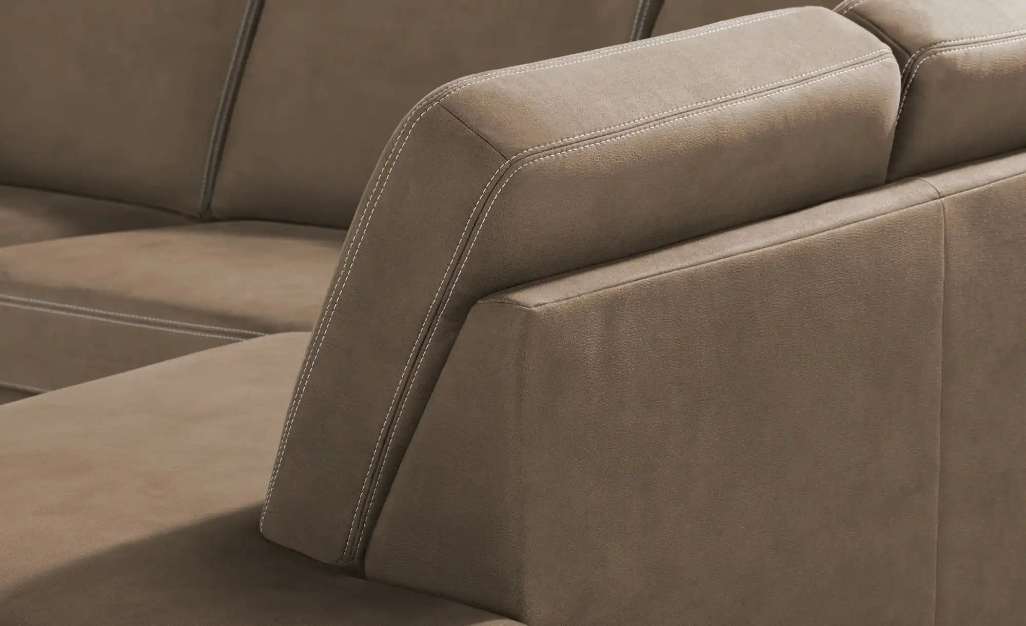 Thumbnail - Max Schelling Ecksofa Maximum Plus ¦ braun ¦ Maße (cm): B: 257 H: 89 T: 200.0 Polstermöbel > Sofas > Ecksofas - Höffner