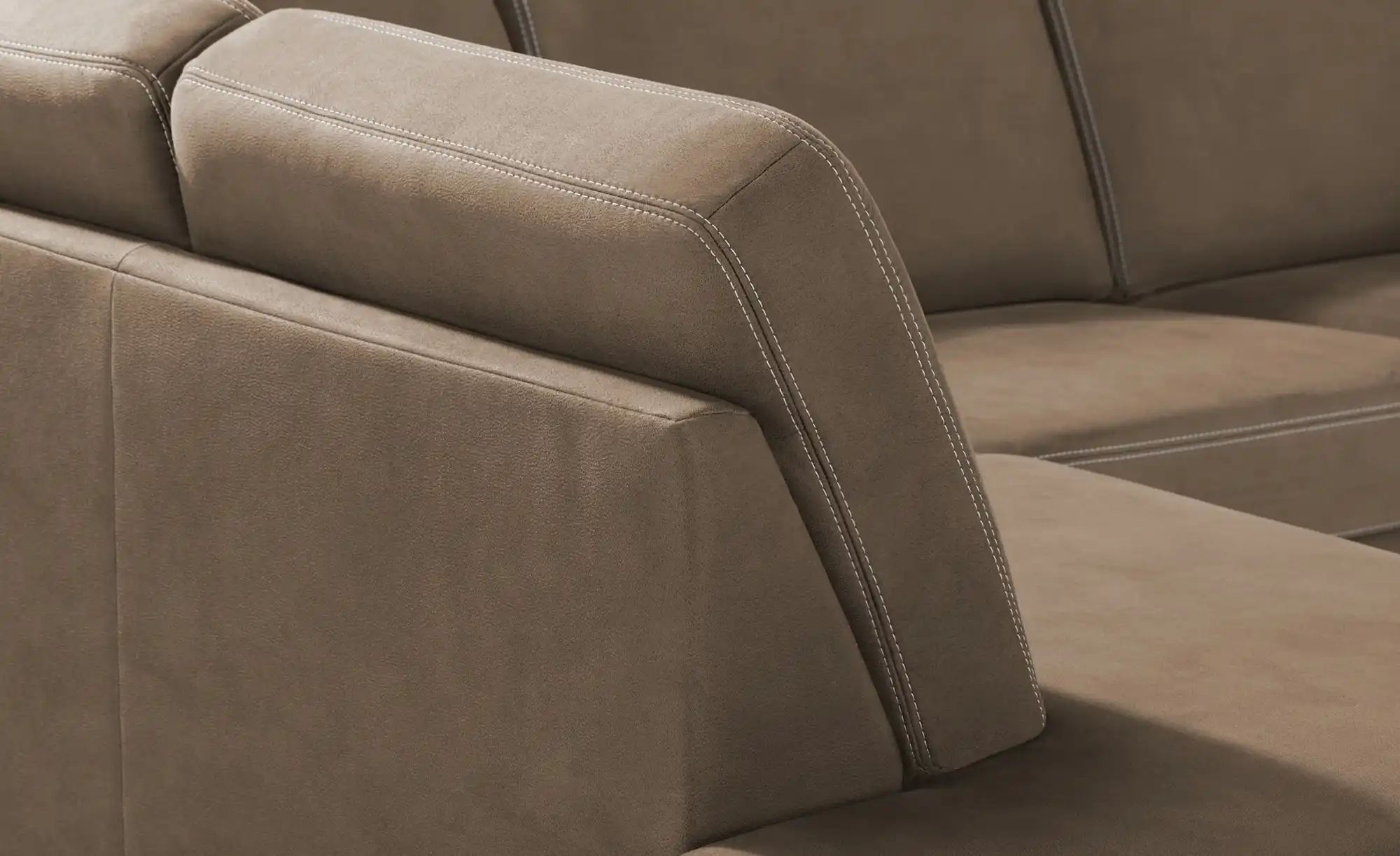 Thumbnail - Max Schelling Ecksofa Maximum Plus ¦ braun ¦ Maße (cm): B: 257 H: 89 T: 200.0 Polstermöbel > Sofas > Ecksofas - Höffner
