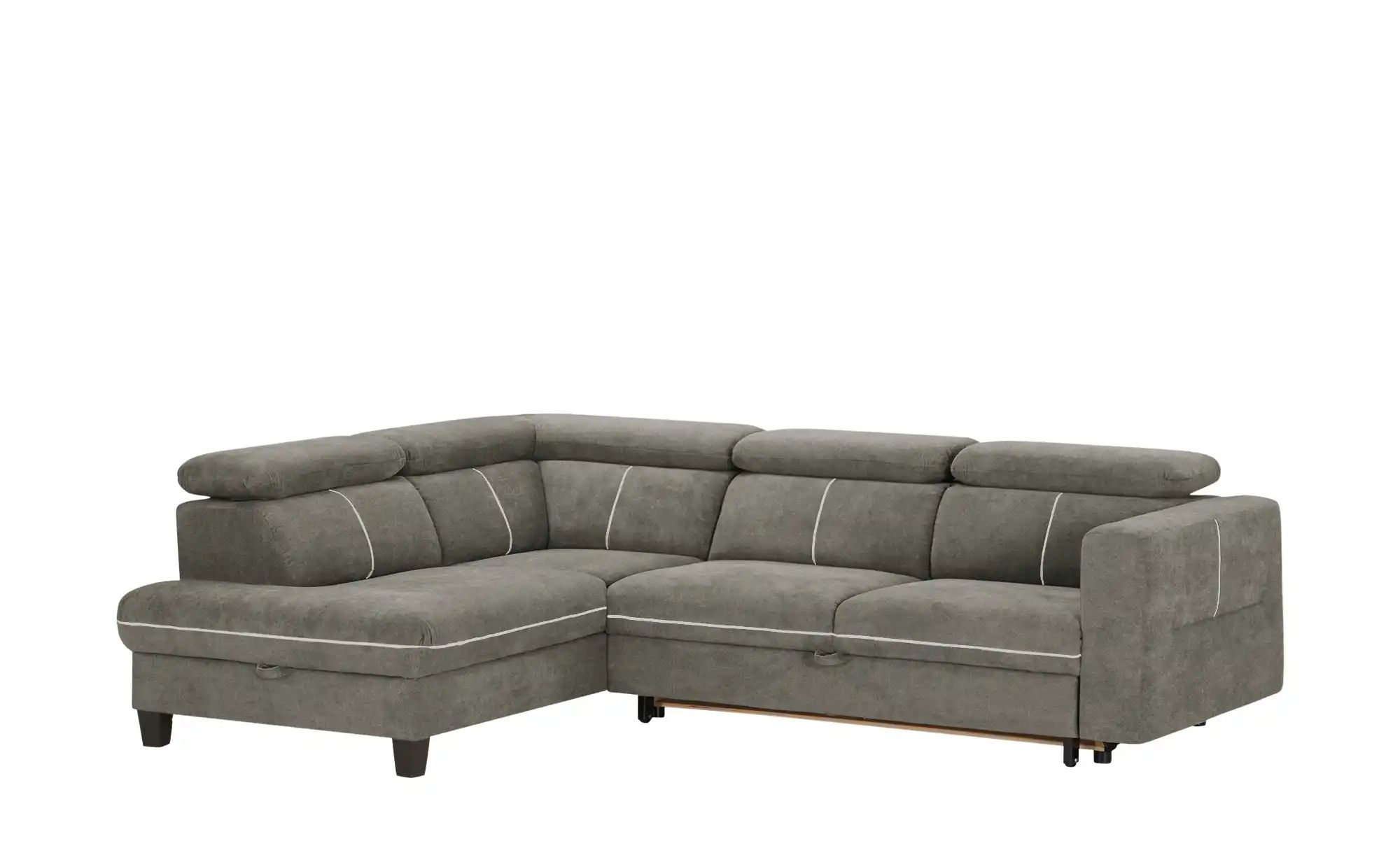 Ecksofa  Zante ¦ grau ¦ Maße (cm): B: 253 H: 95 T: 190 Polstermöbel > Sofas günstig online kaufen