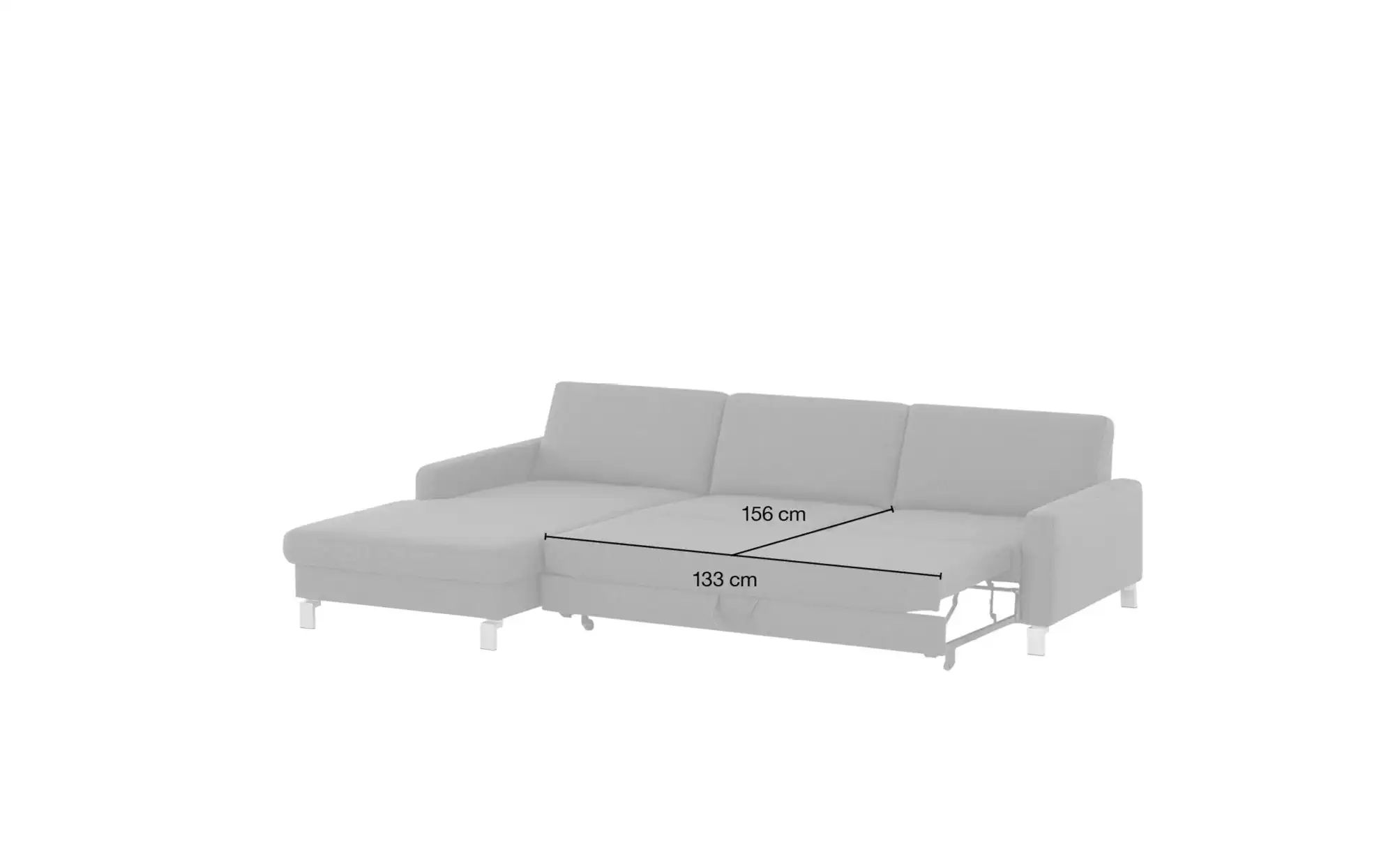 Max Schelling Ecksofa  Maximum Move ¦ grau ¦ Maße (cm): B: 284 H: 82 T: 185 günstig online kaufen