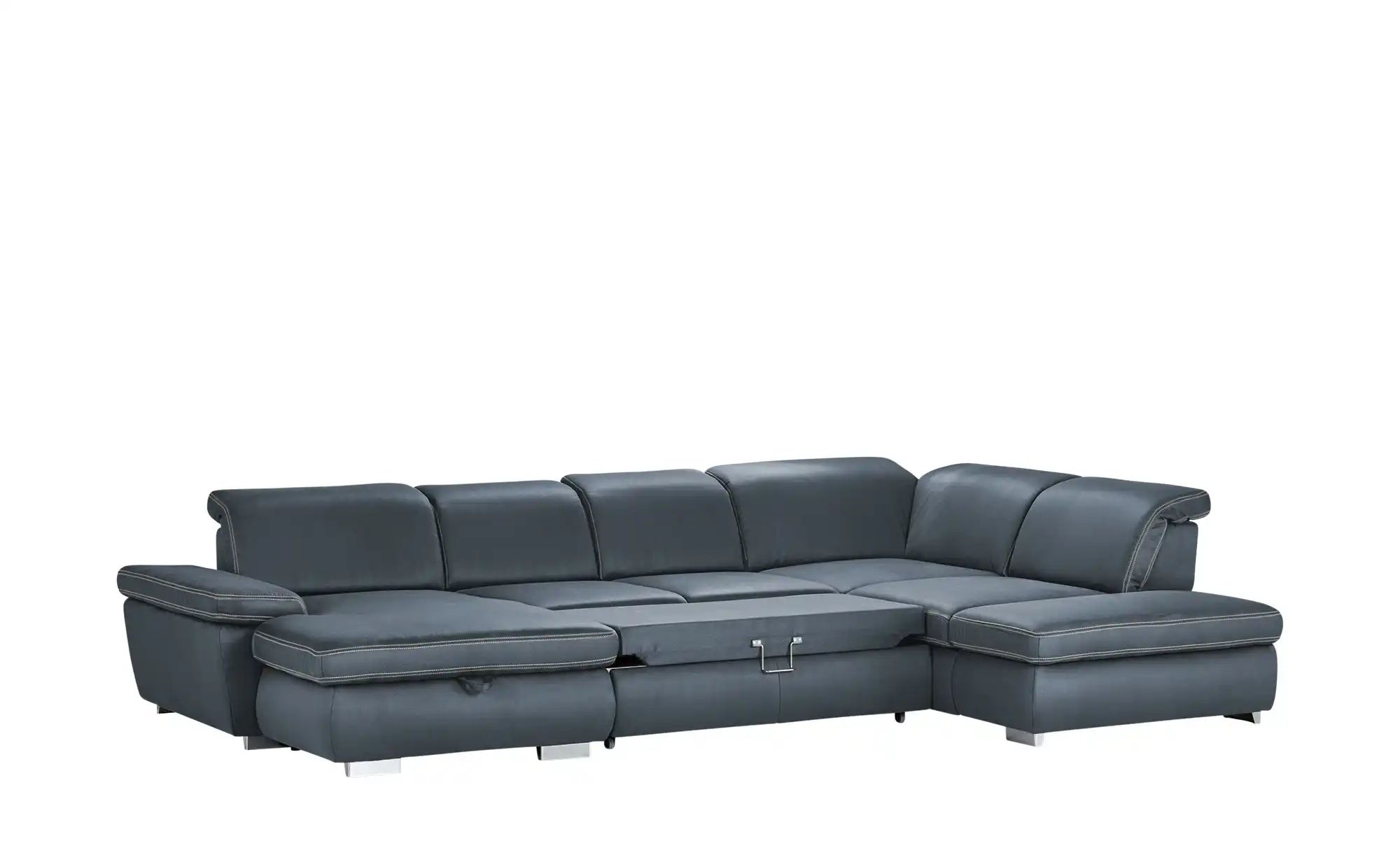 Thumbnail - Lounge Collection Wohnlandschaft mit verschiedenen Funktionen Amanda ¦ blau ¦ Maße (cm): B: 379 H: 85 T: 260.0 Polsterm...