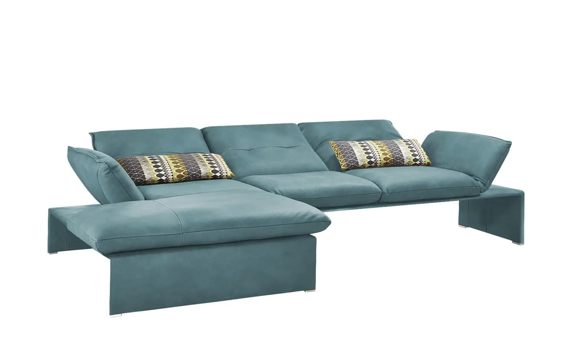 Thumbnail - KOINOR Leder-Ecksofa Humfrey ¦ türkis/petrol ¦ Maße (cm): B: 314 H: 93 T: 159.0 Polstermöbel > Sofas > Ecksofas - Höffn...