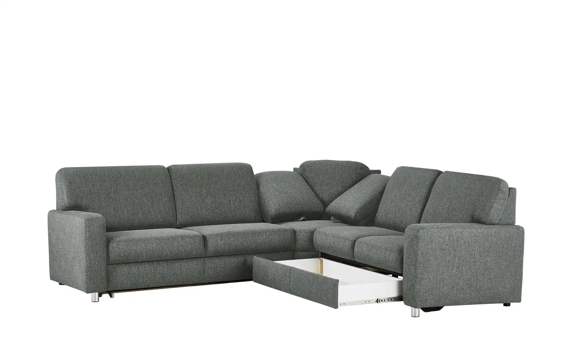 smart Ecksofa  Valencia ¦ grau ¦ Maße (cm): B: 266 H: 90 T: 236 Polstermöbe günstig online kaufen