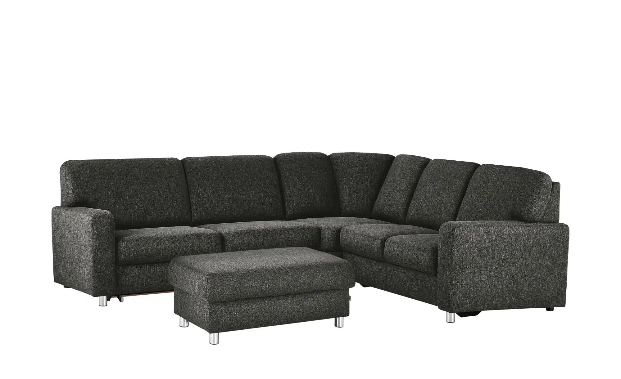 smart Ecksofa  Valencia ¦ schwarz ¦ Maße (cm): B: 266 H: 90 T: 236 Polsterm günstig online kaufen